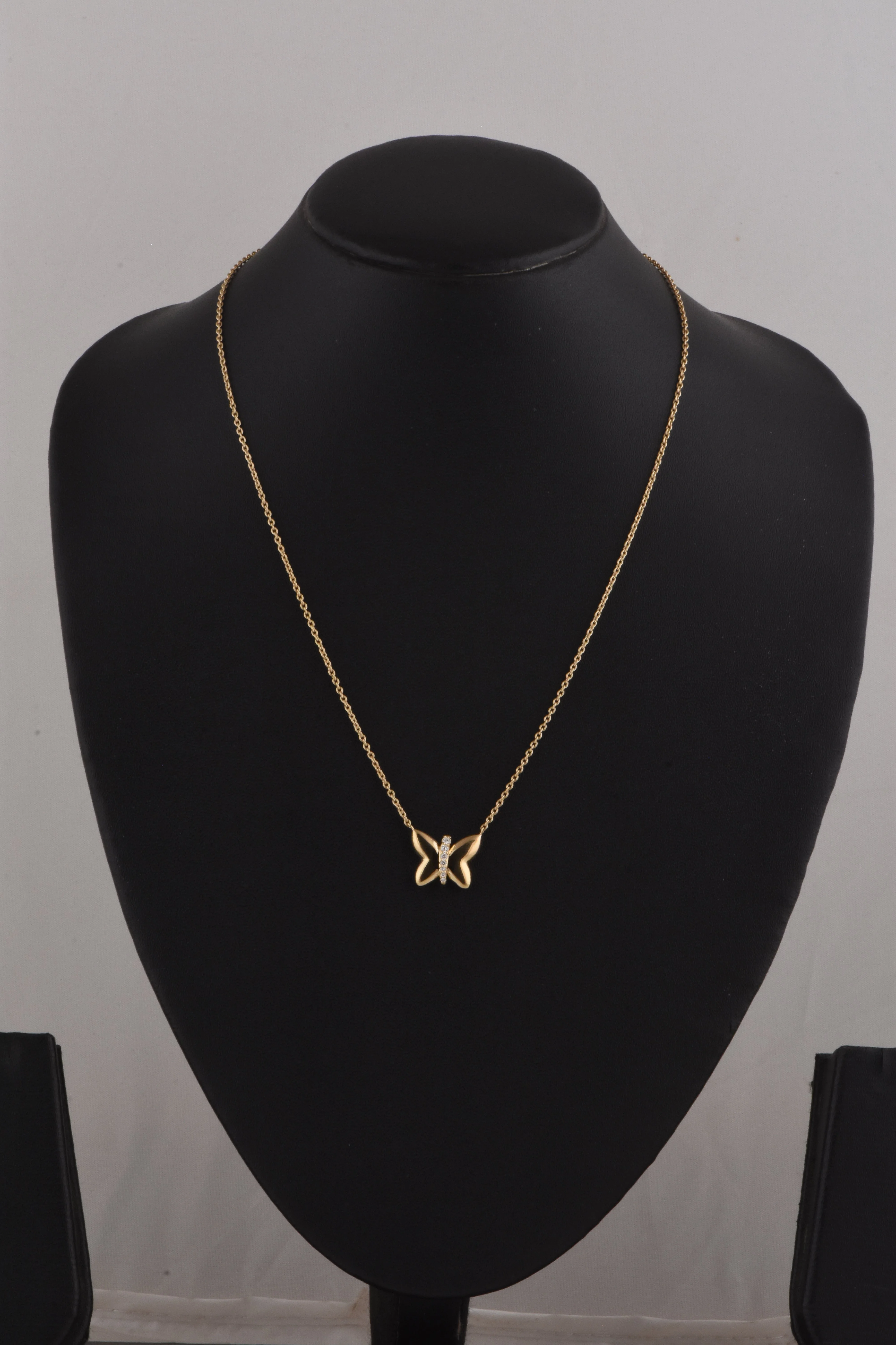 0.10 Carat Lab Grown Diamond Butterfly Necklace - Image 3