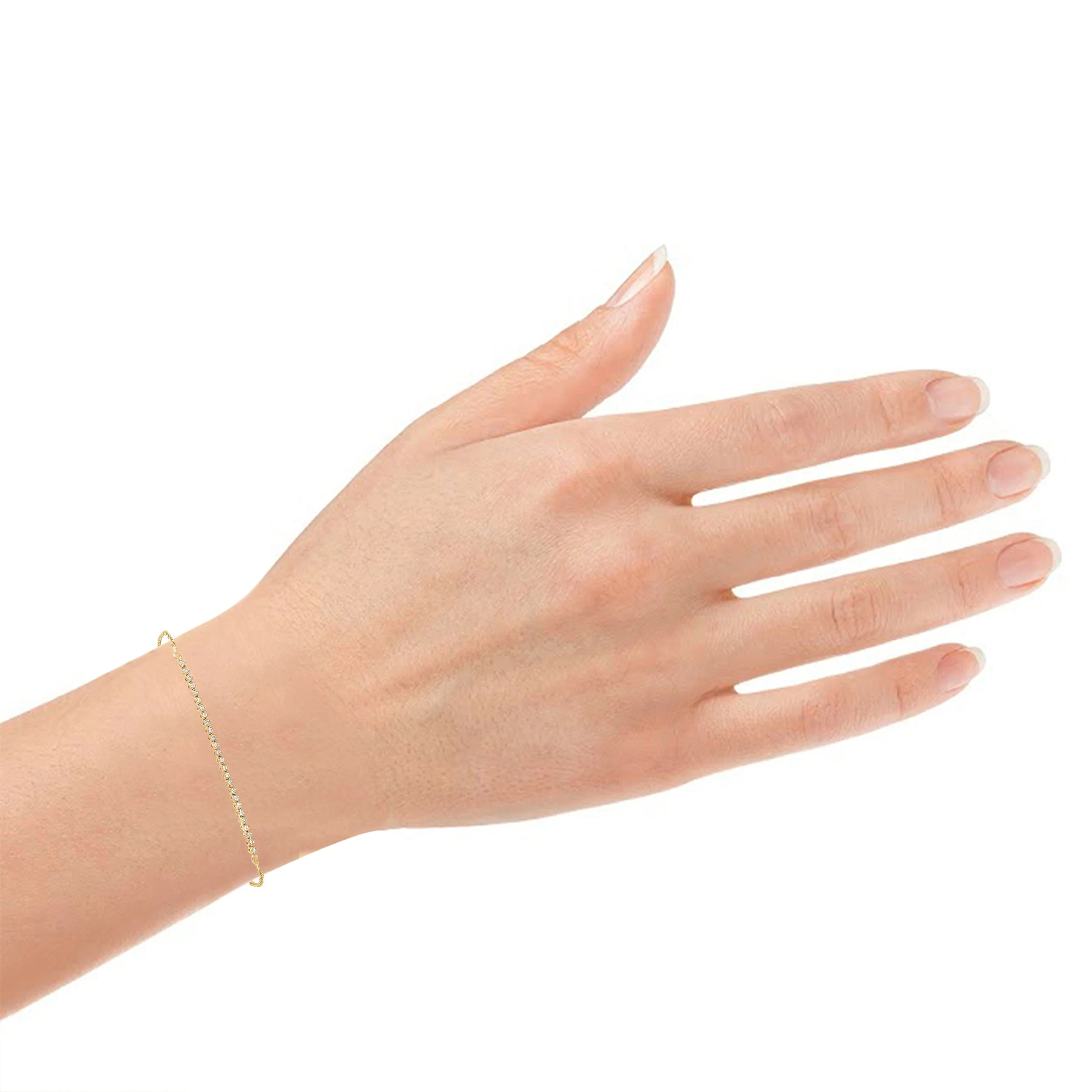0.25 Carat Bolo Lab Grown Diamond Bracelet - Image 3