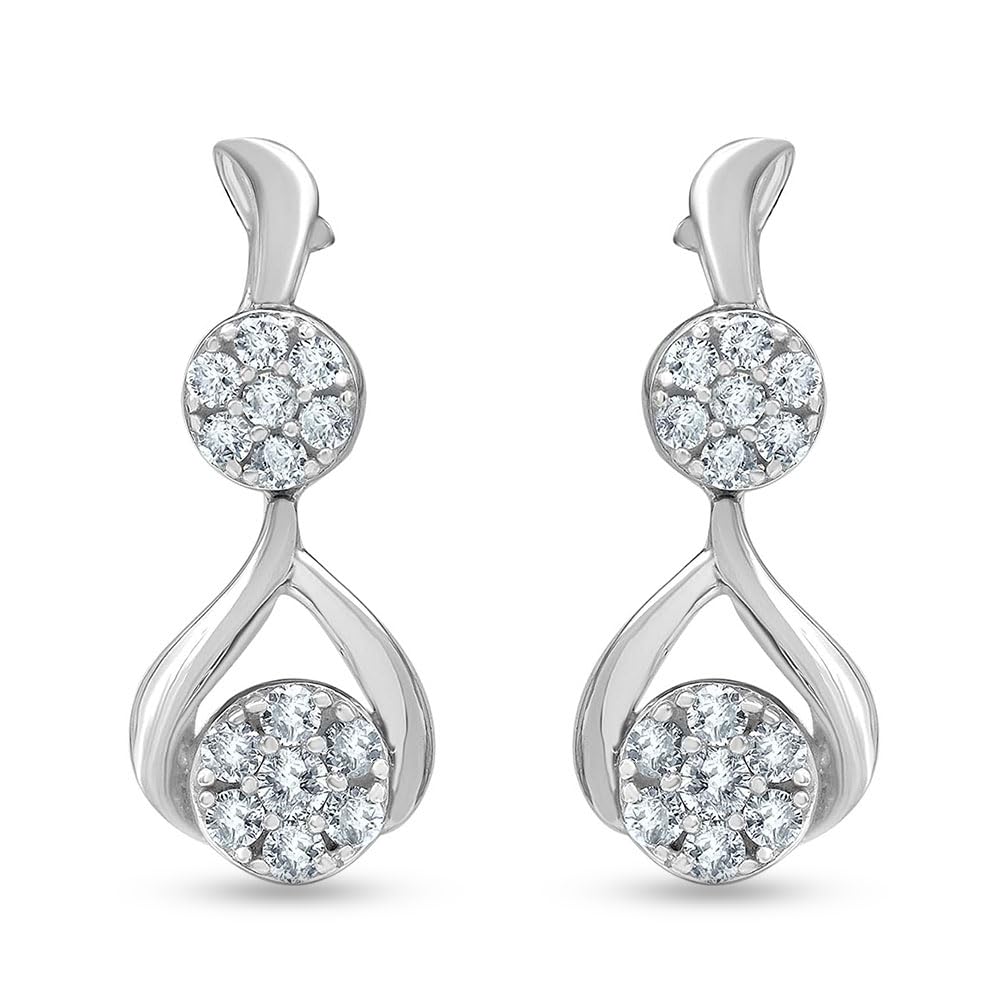 0.50 Carat Lab Grown Diamond Drop Earrings Gift Box Set - Image 5