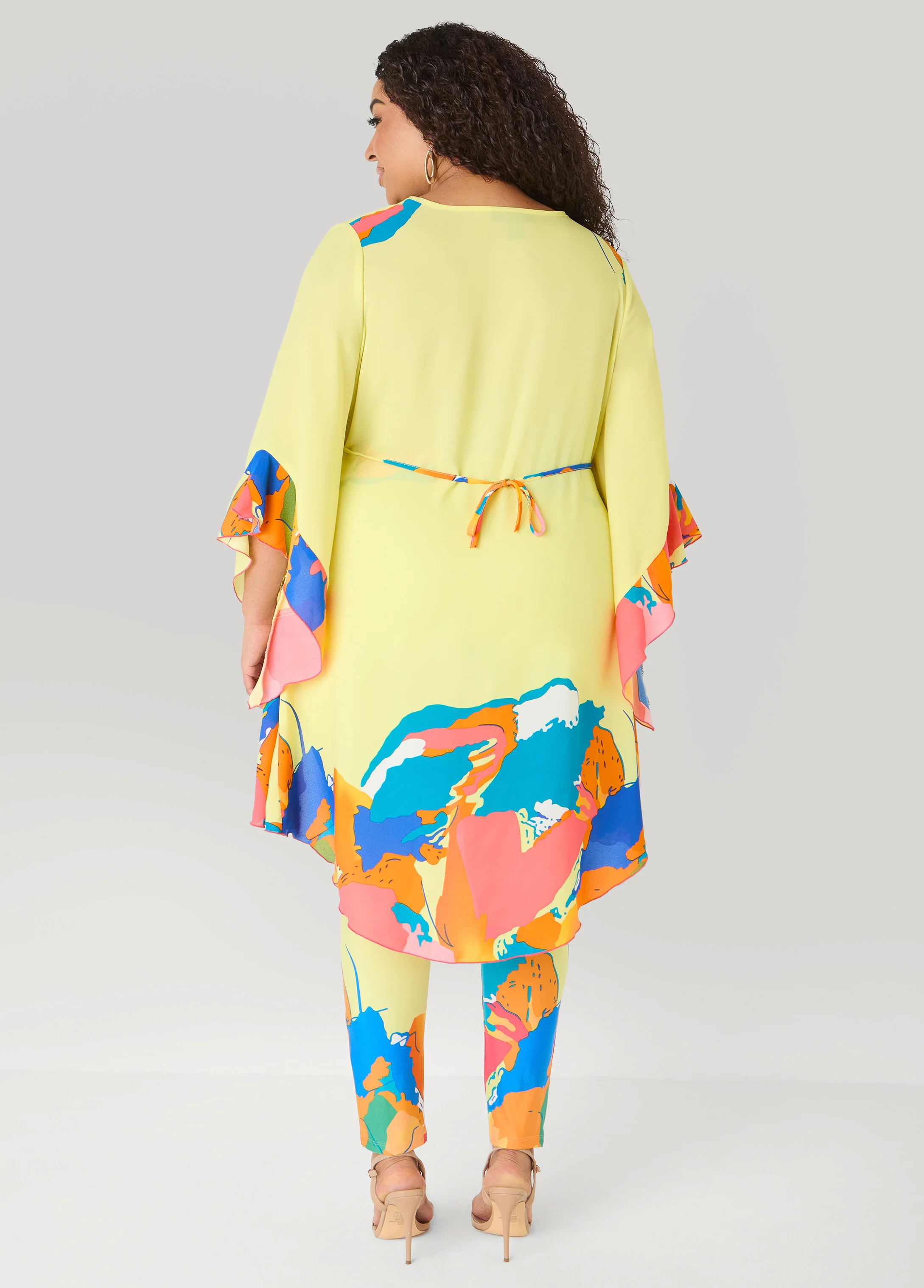 Abstract Print Hi Low Tunic - Image 2