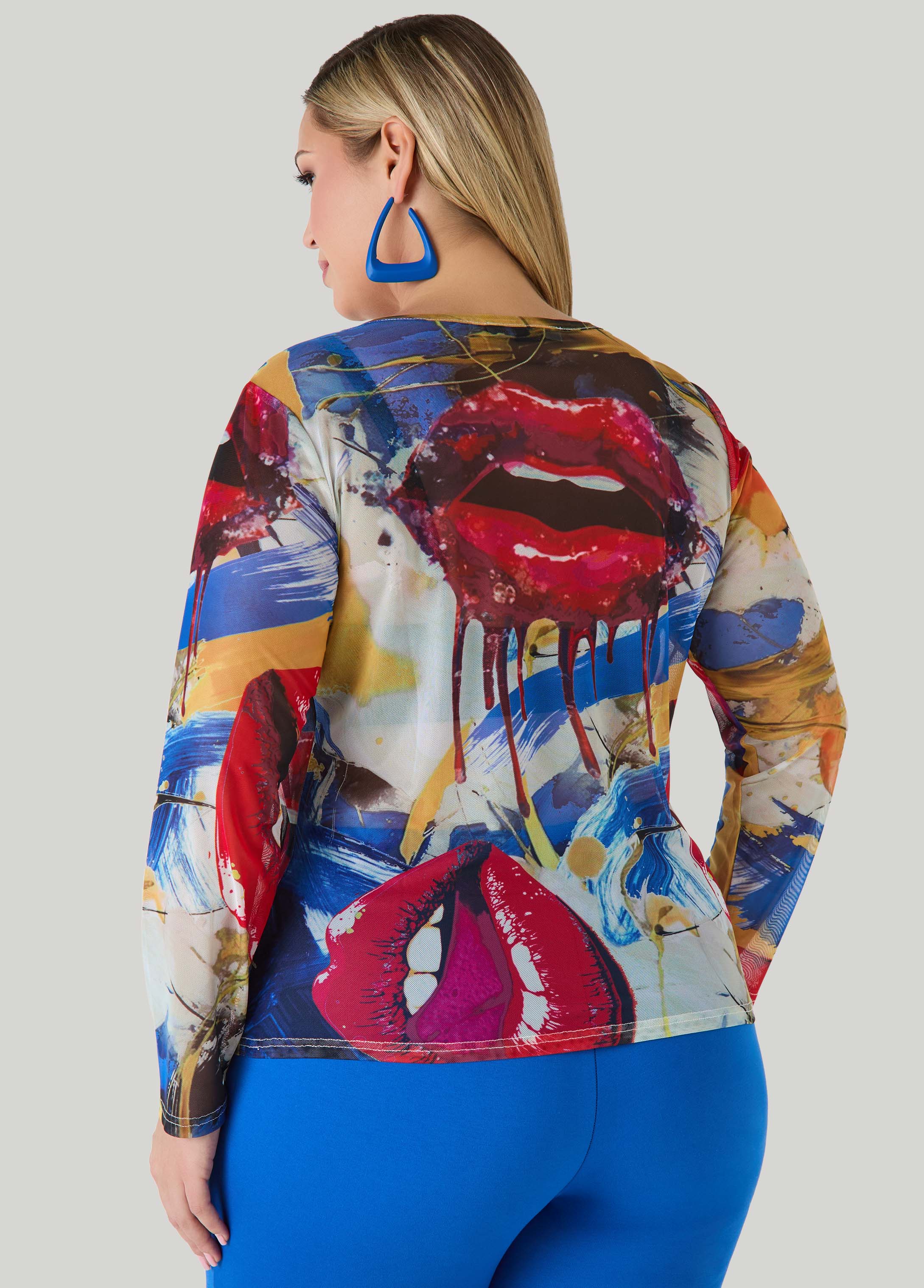 Printed Mesh Top - Image 2