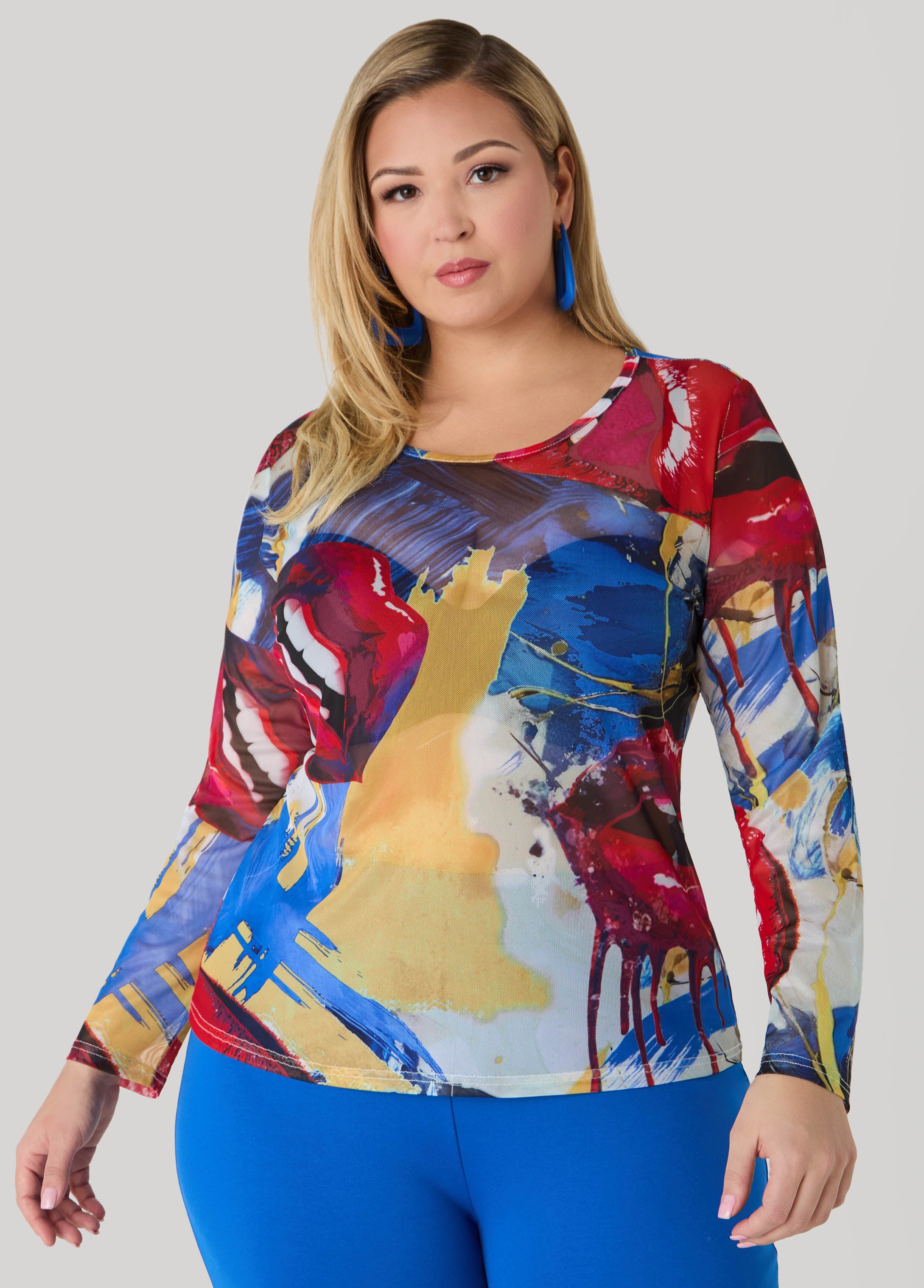 Printed Mesh Top - Image 5
