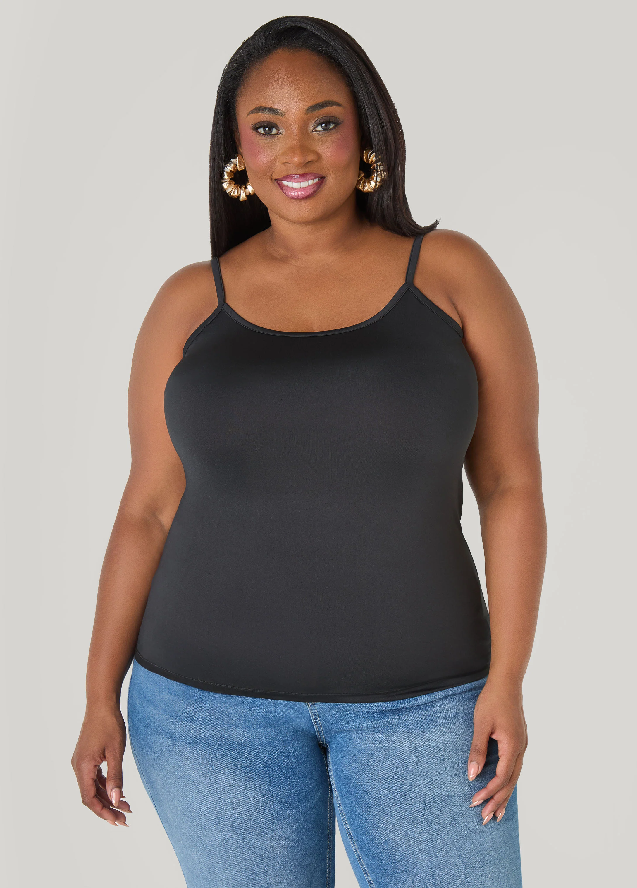 Adjustable Stretch Knit Cami - Image 4