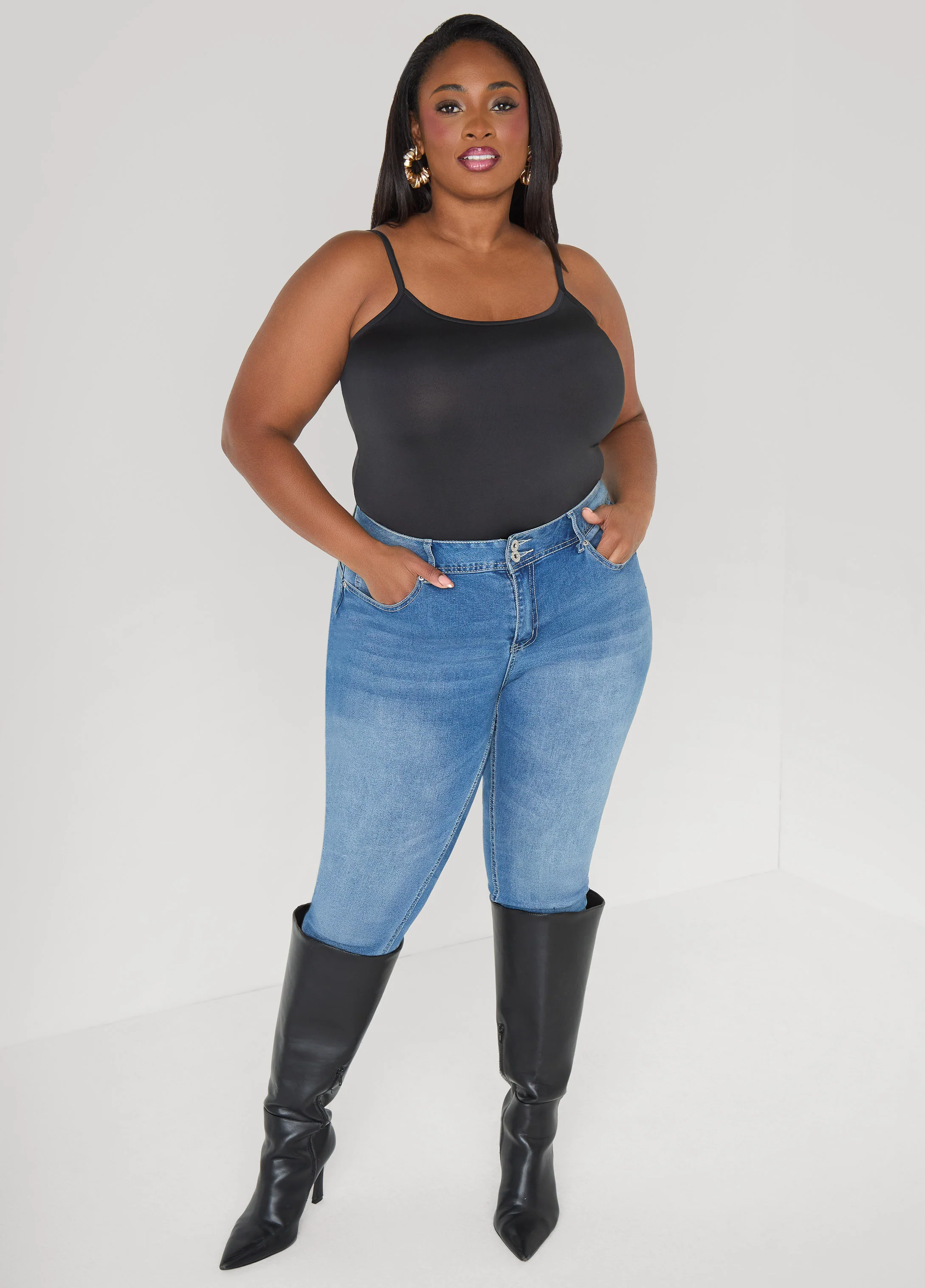 Adjustable Stretch Knit Cami - Image 6