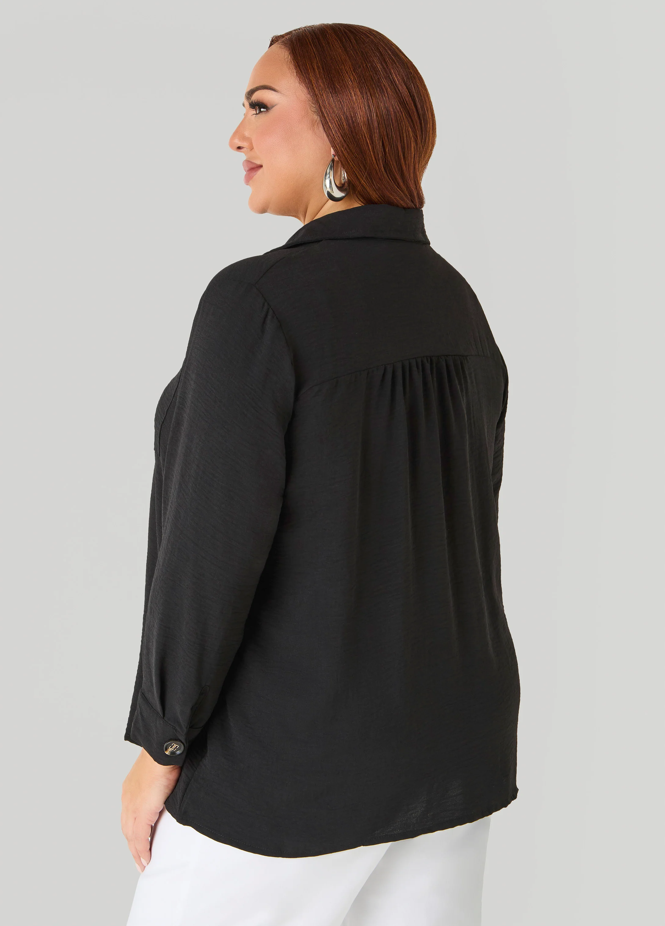 Textured Collared Shirt - Image 10