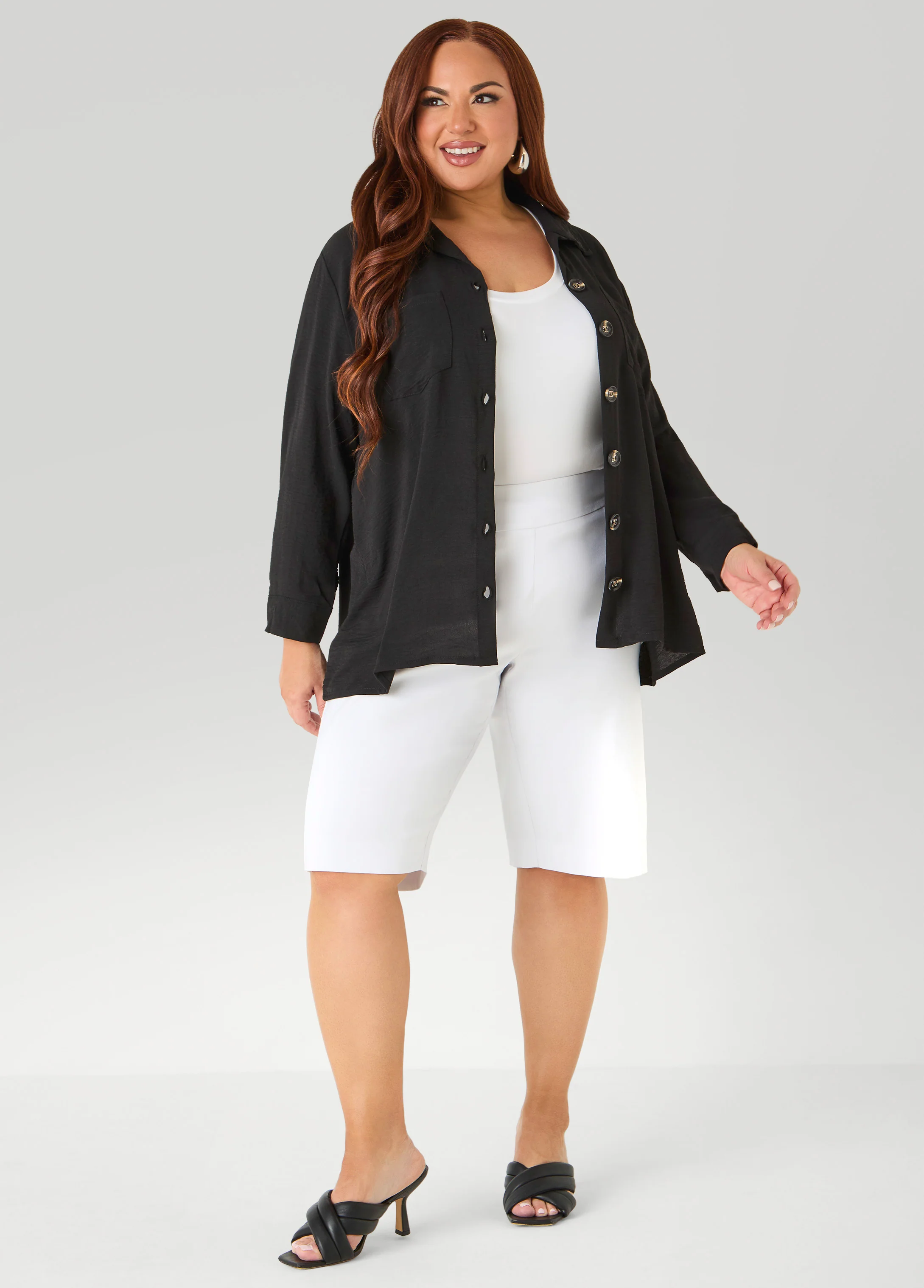 Textured Collared Shirt - Image 11