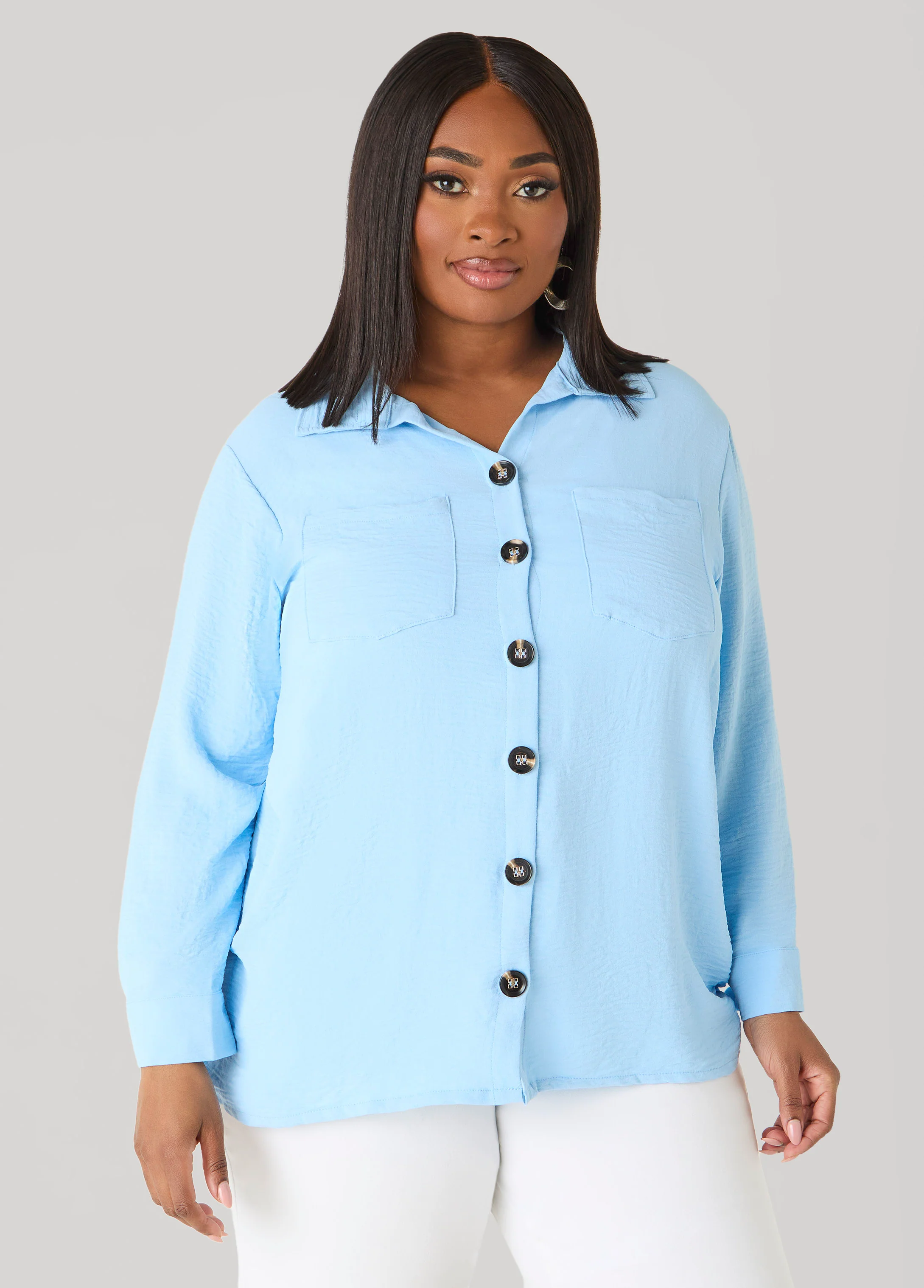 Textured Collared Shirt - Image 5
