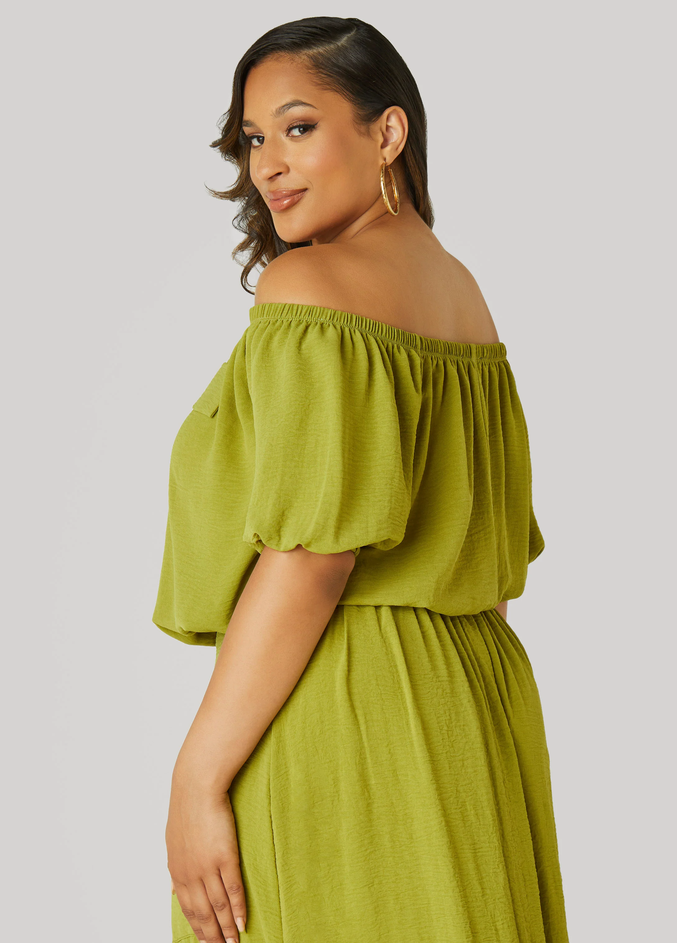 Textured Off The Shoulder Blouse - Image 11