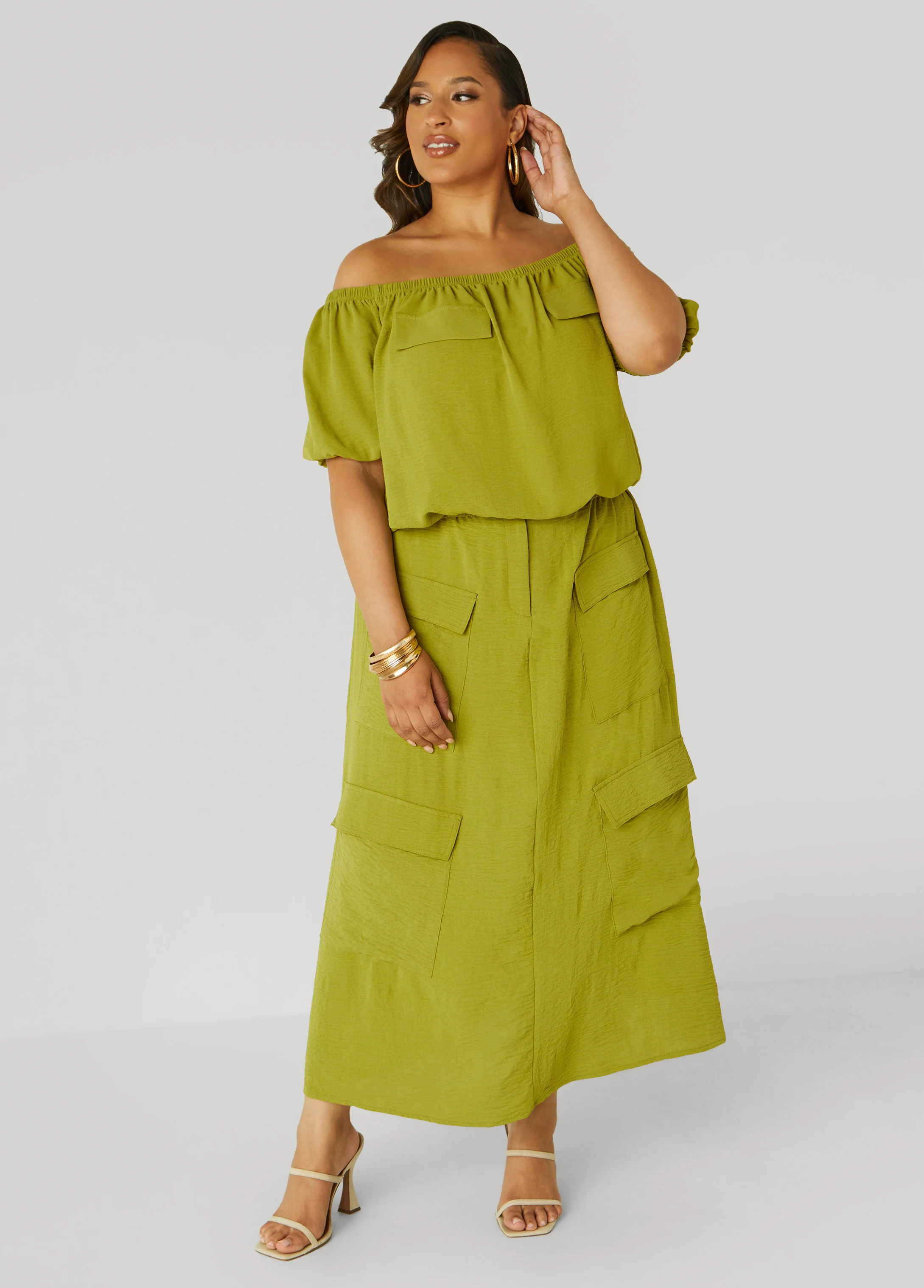 Textured Off The Shoulder Blouse - Image 12