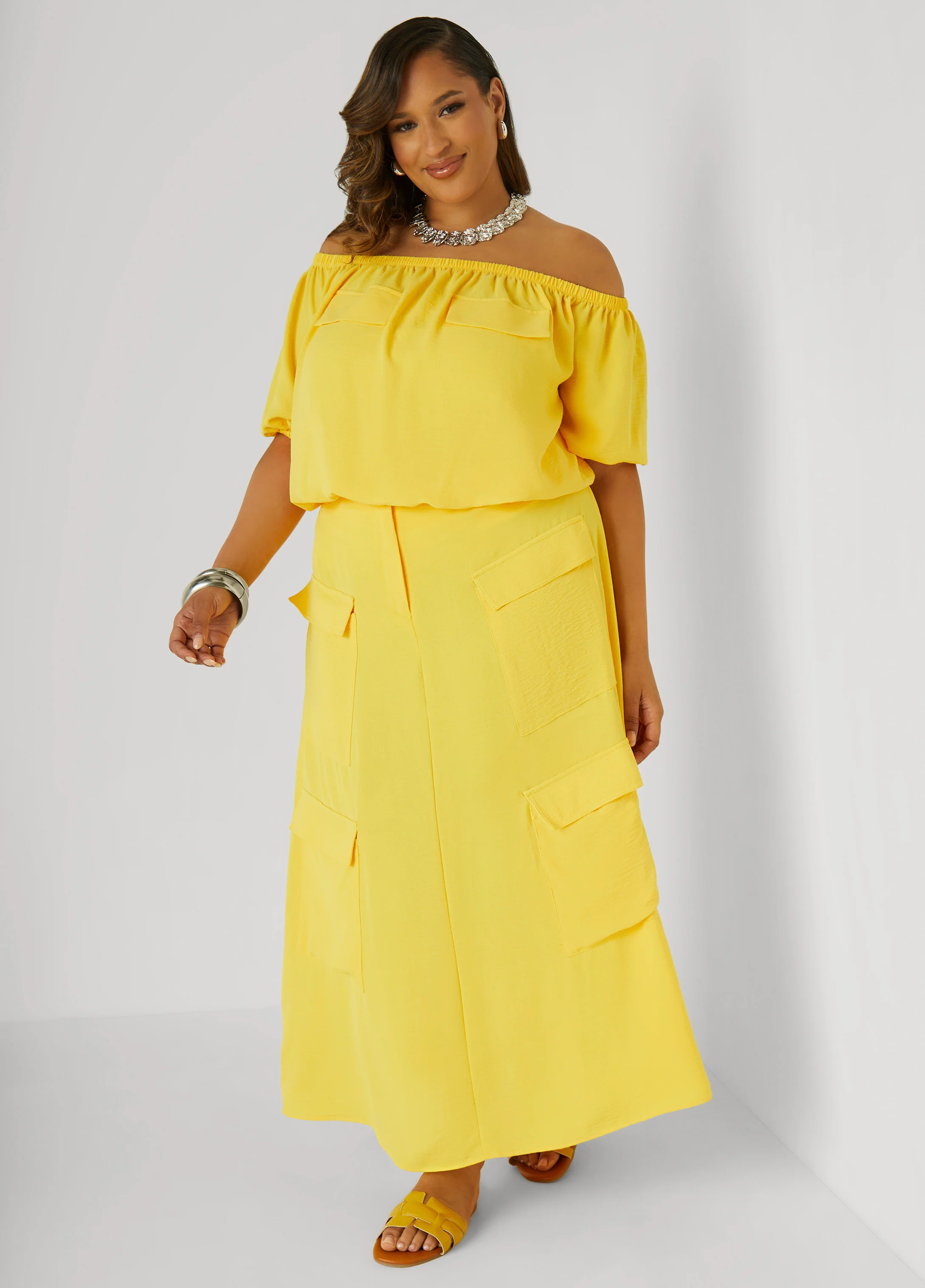 Textured Off The Shoulder Blouse - Image 8