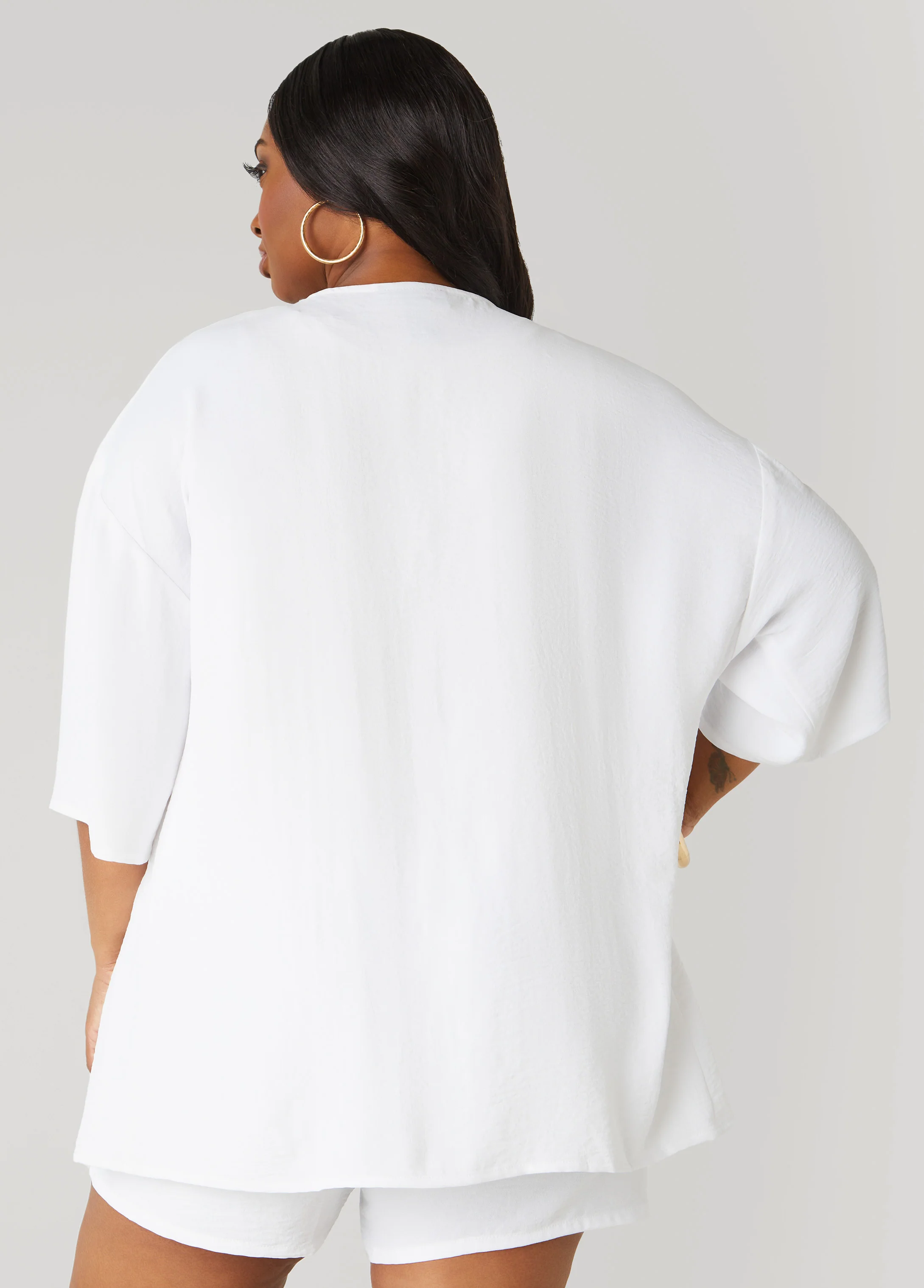Textured Open Front Jacket - Image 10