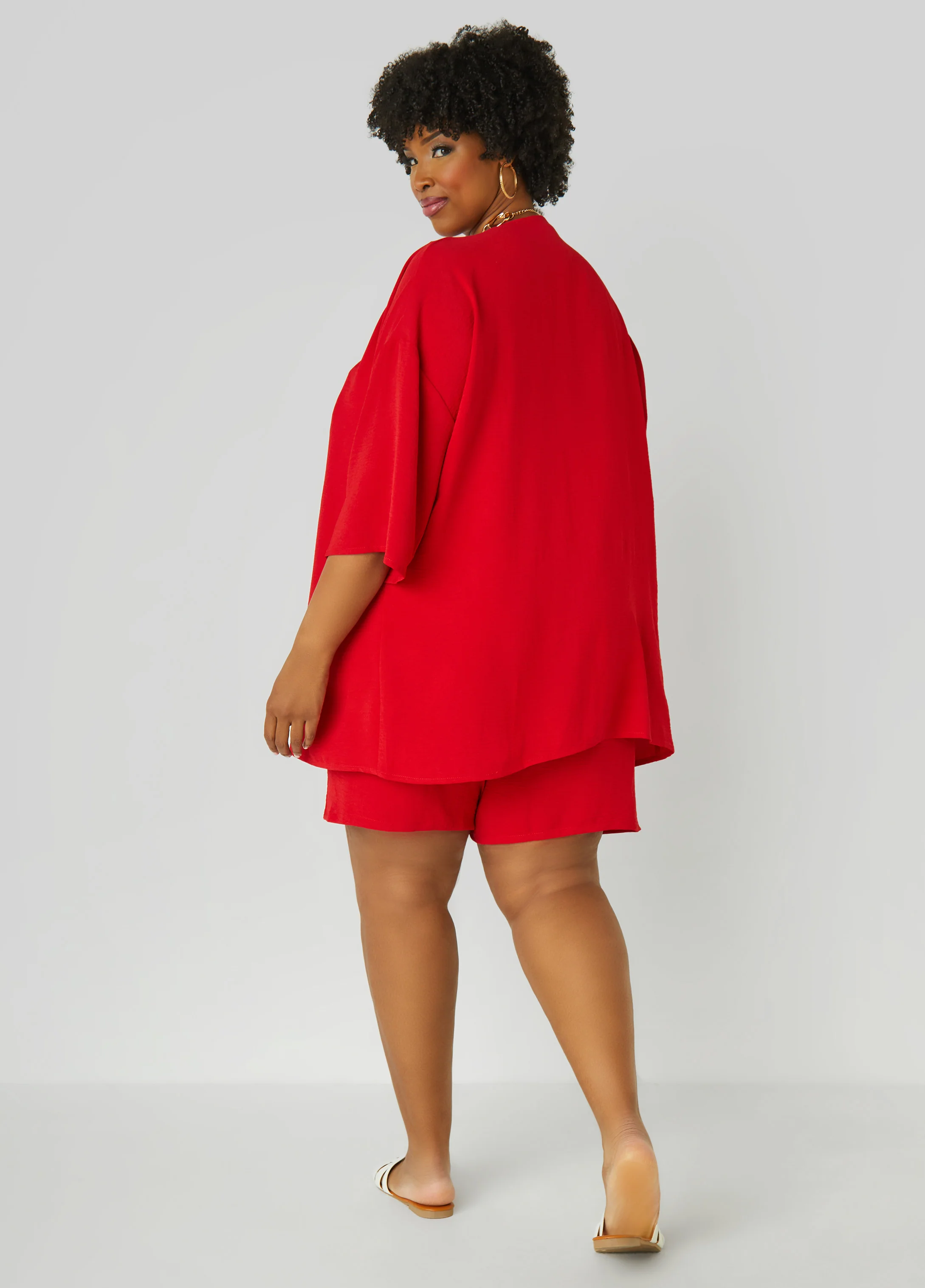Textured Open Front Jacket - Image 6