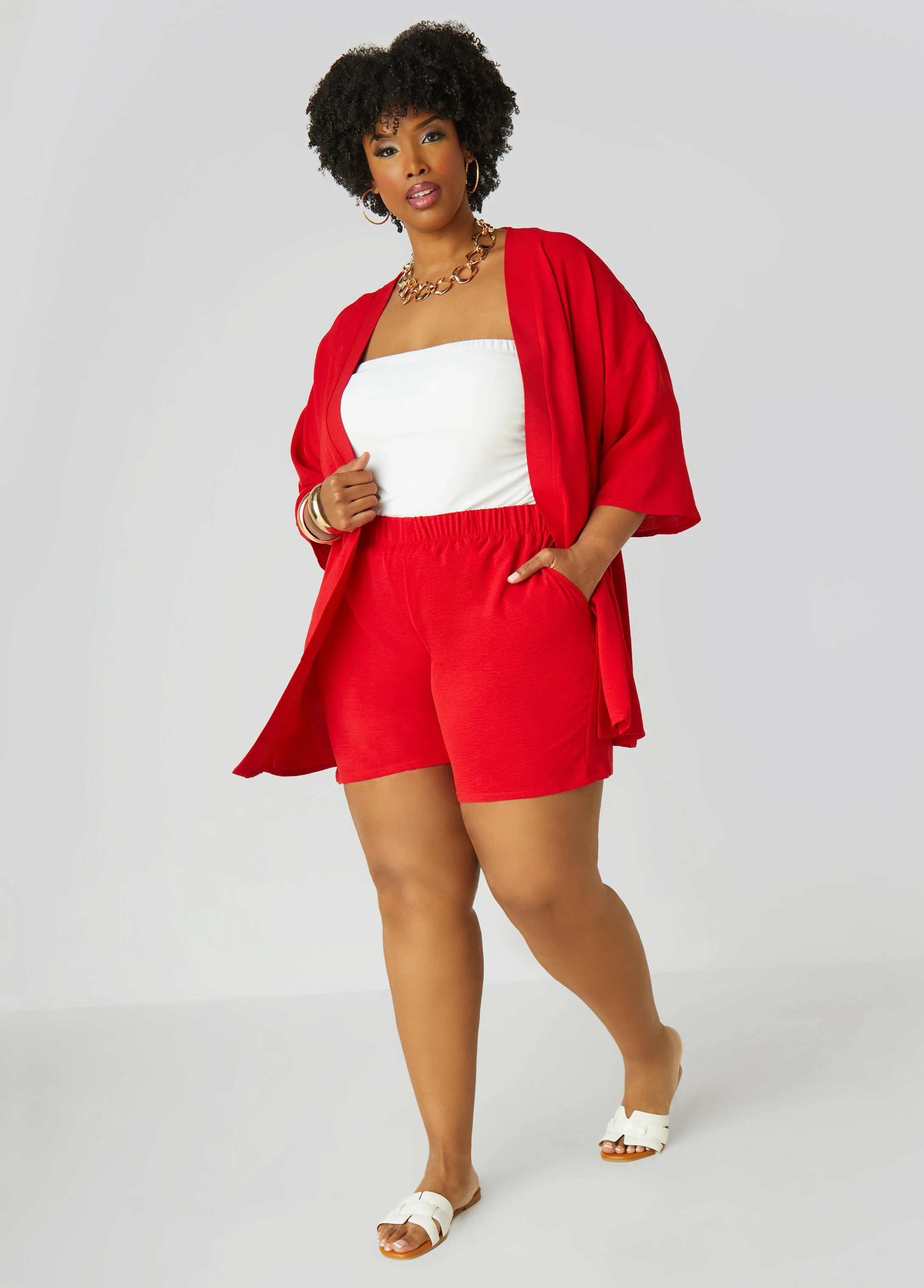 Textured Open Front Jacket - Image 8