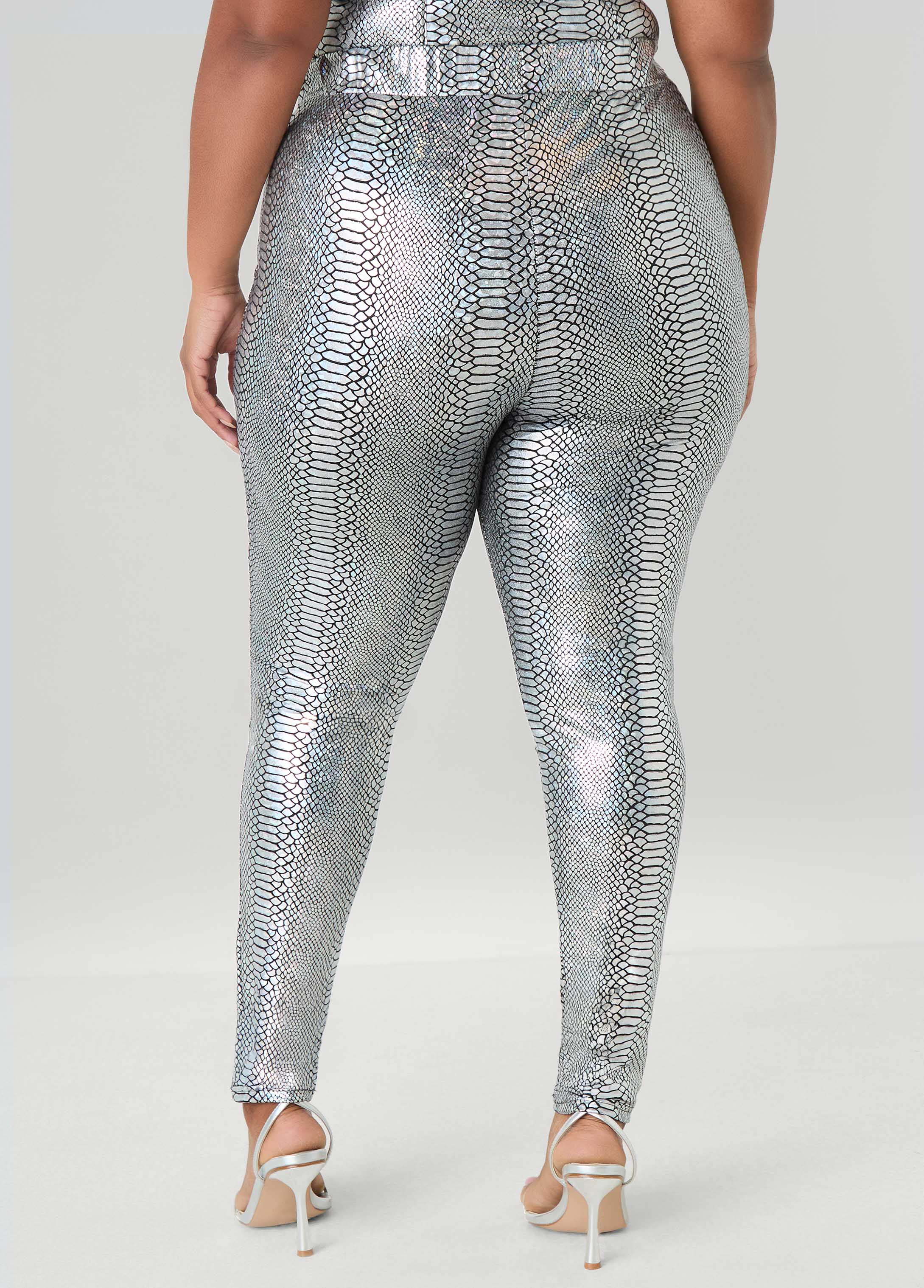 Lizard Print Leggings - Image 2
