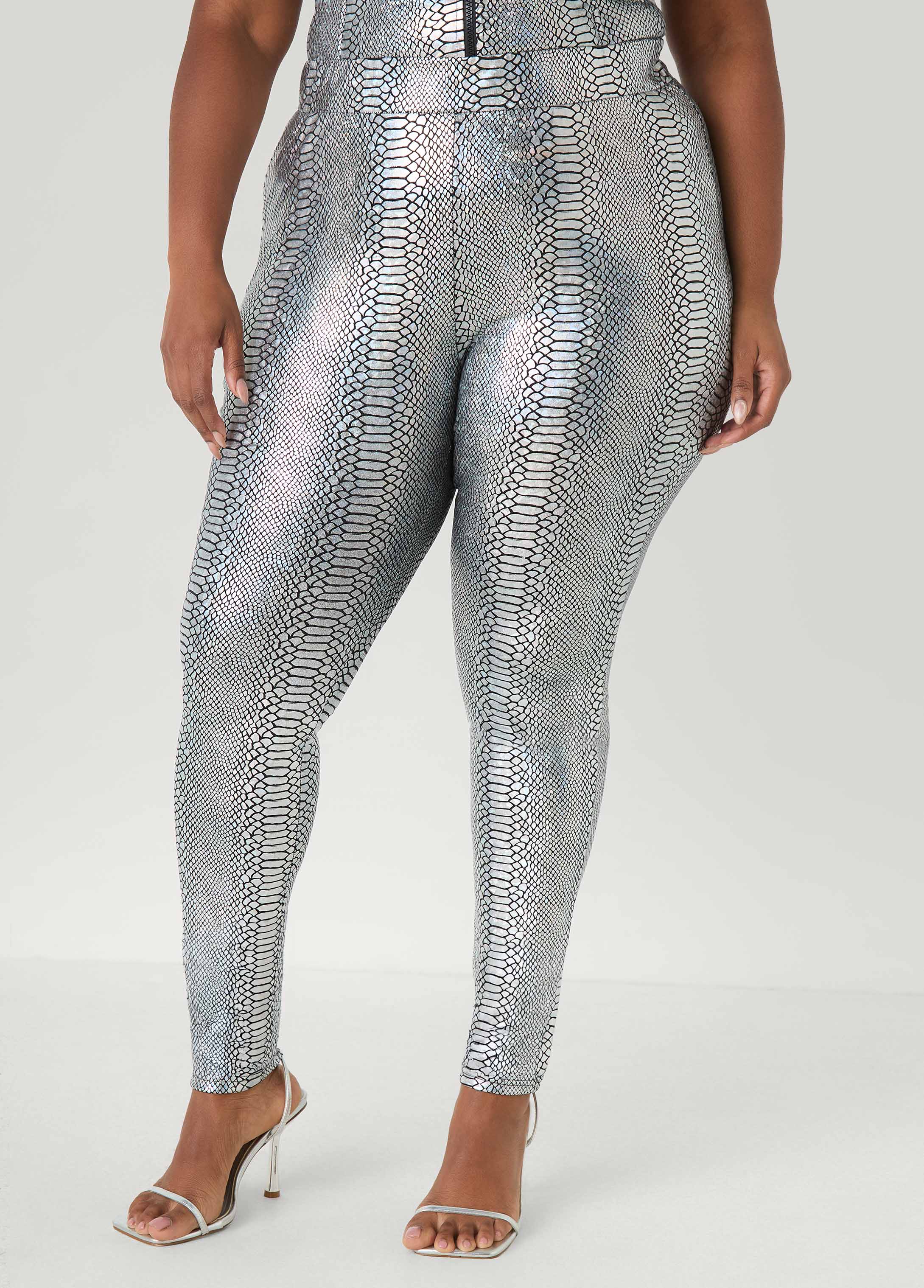 Lizard Print Leggings - Image 3