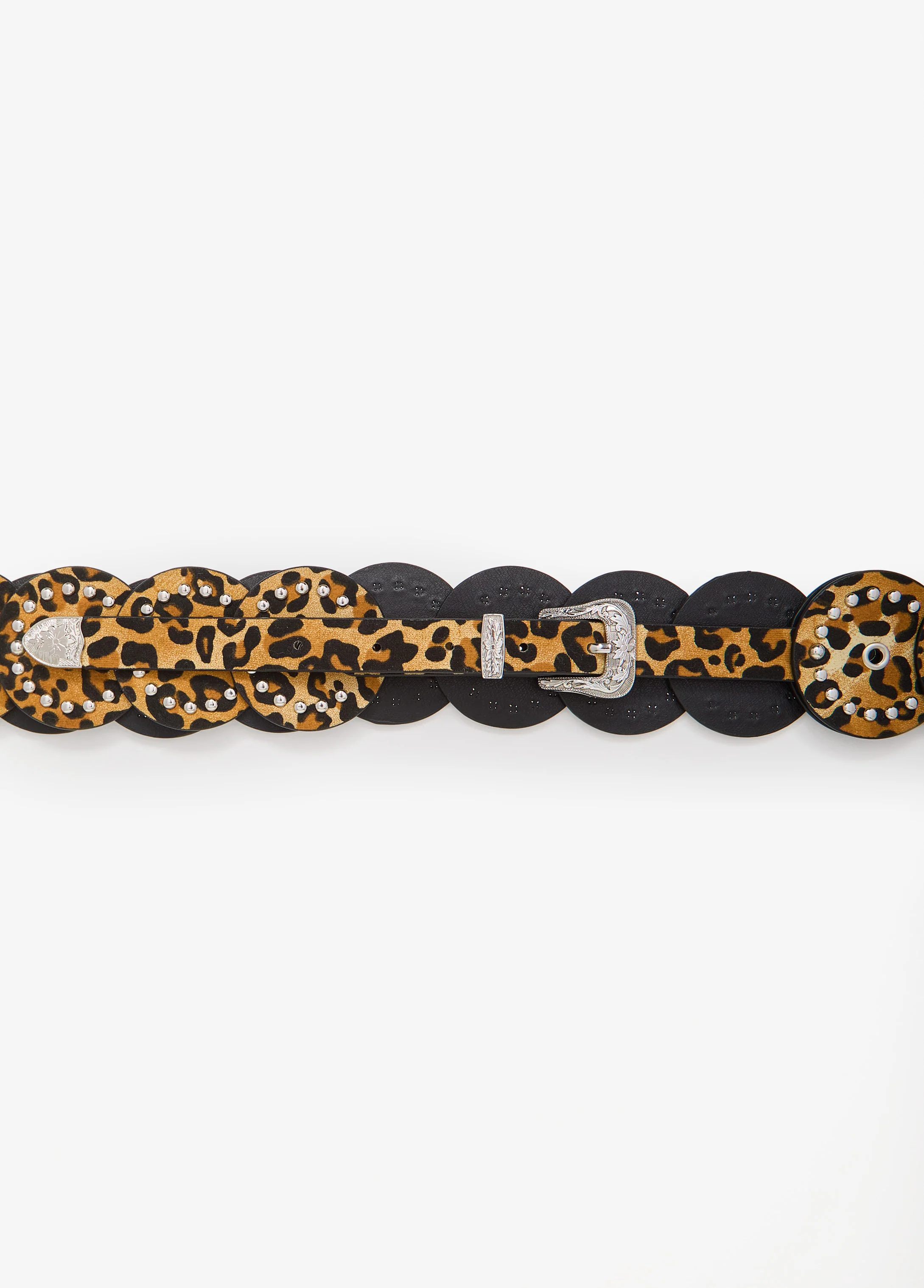 Leopard Print Disc Belt - Image 2