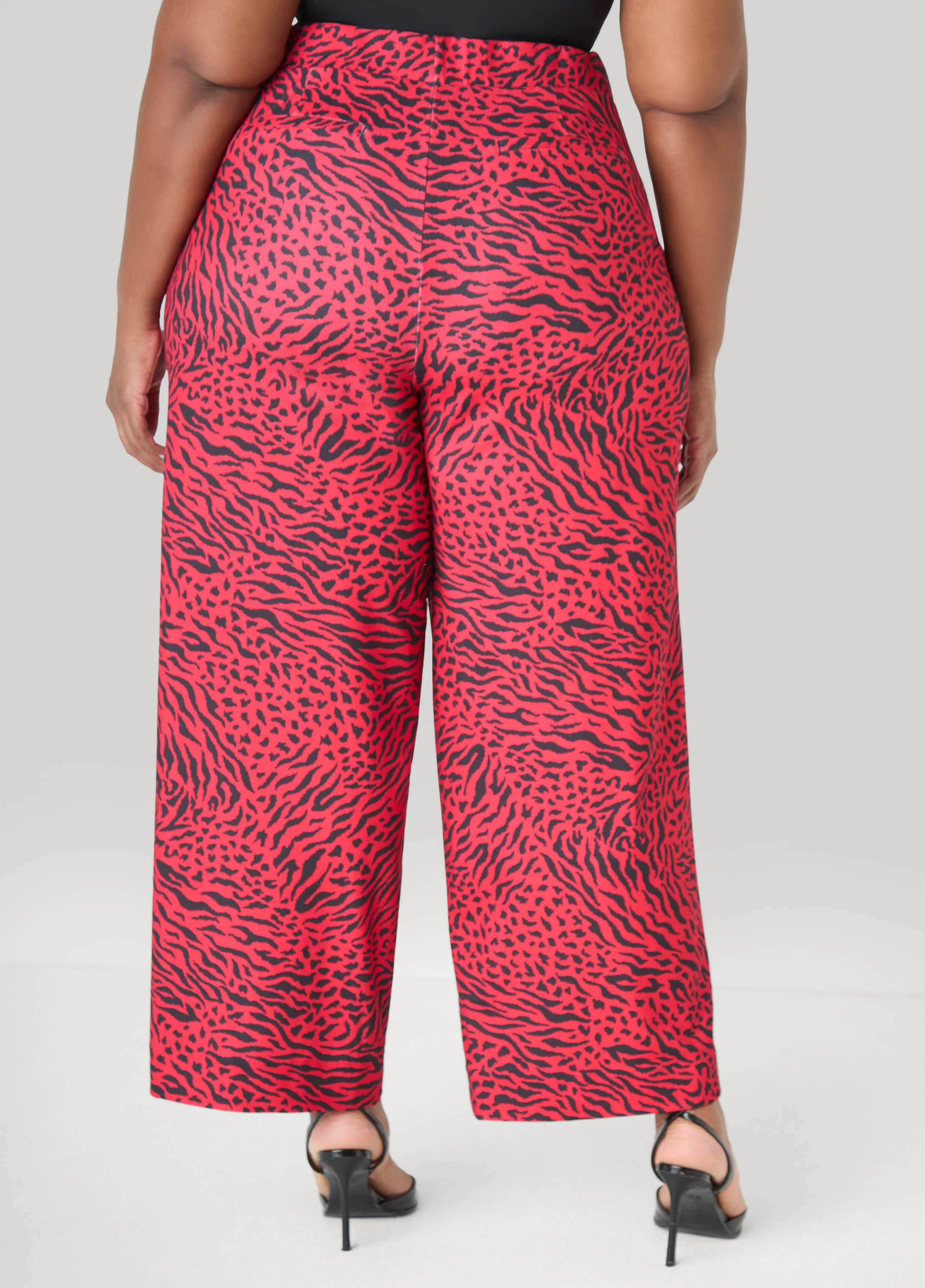 Sequined Animal Print Pants - Image 2