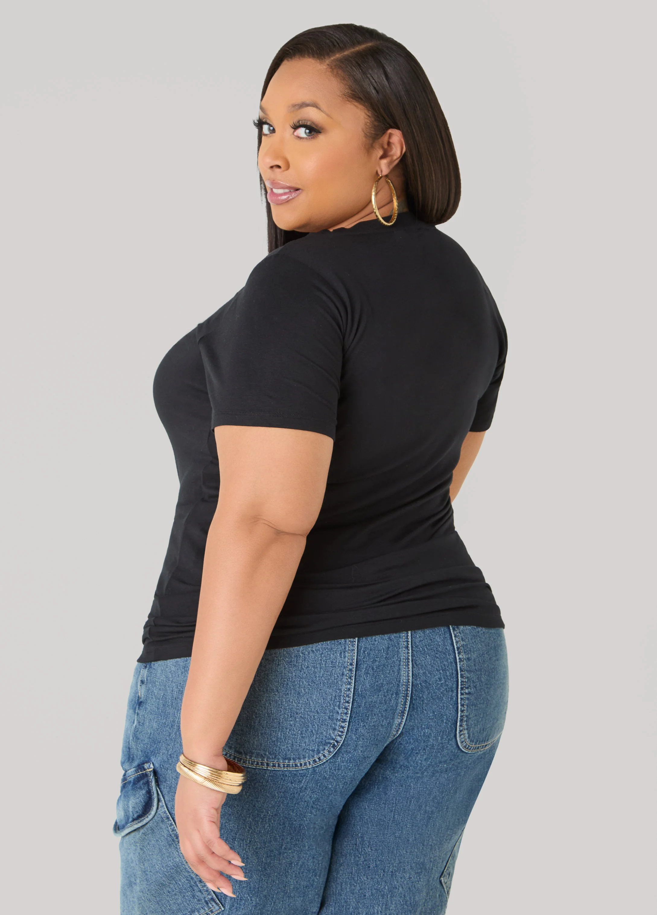Metallic Aries Queen Graphic Tee - Image 2