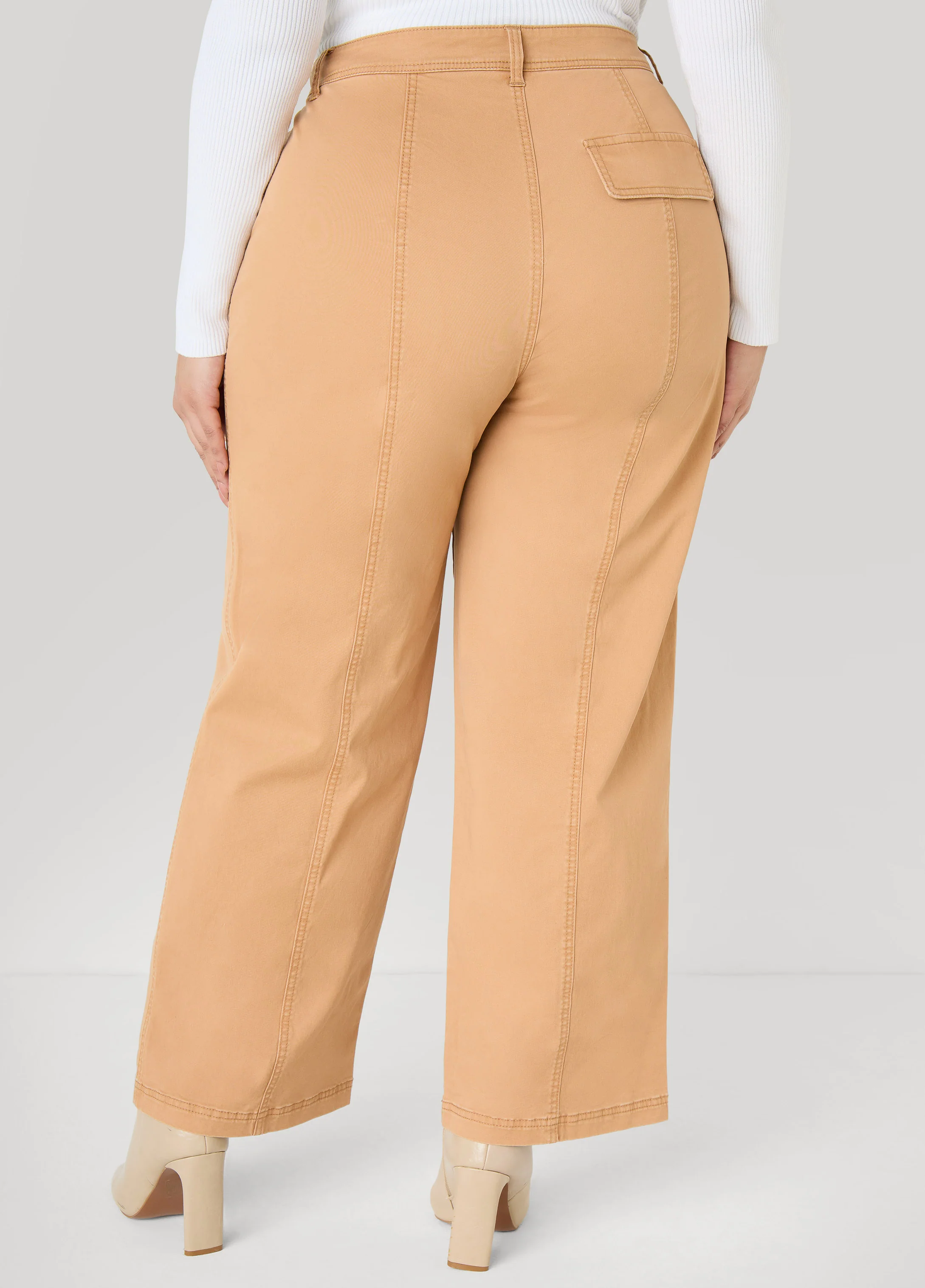 Wide Leg Cargo Pants - Image 2