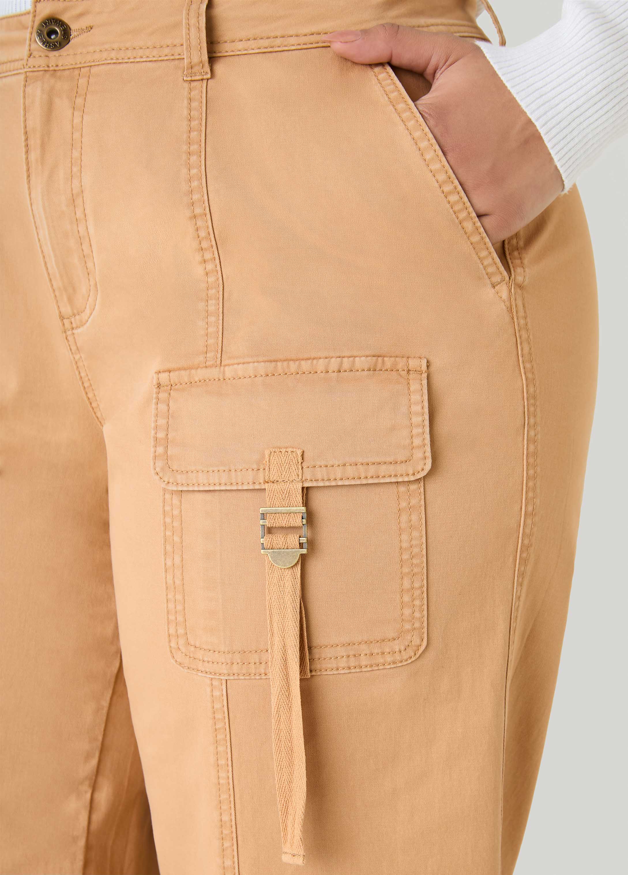 Wide Leg Cargo Pants - Image 4