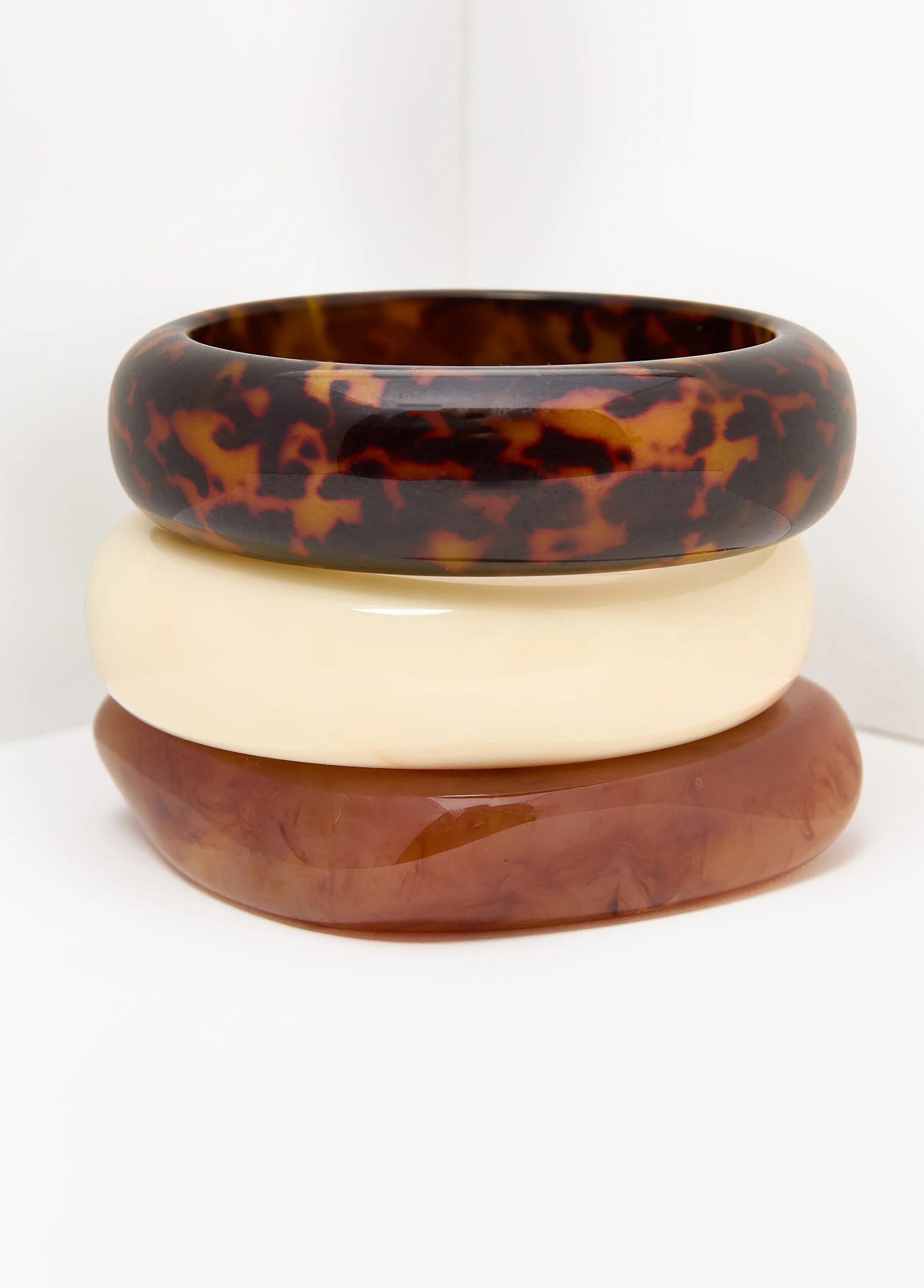 Marbled And Tortoiseshell Bangles - Image 2
