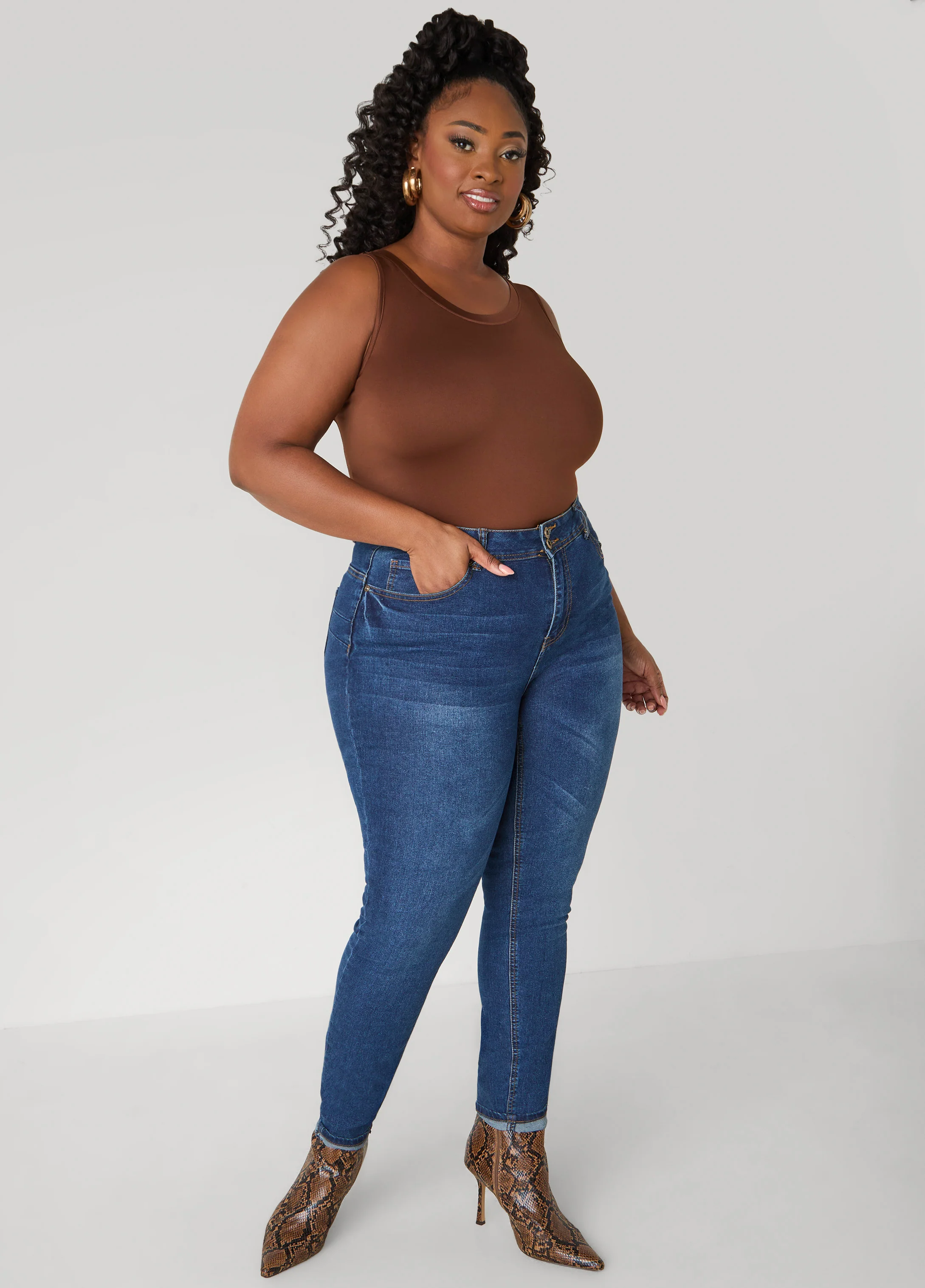 Basic Knit Cami Top - Image 3