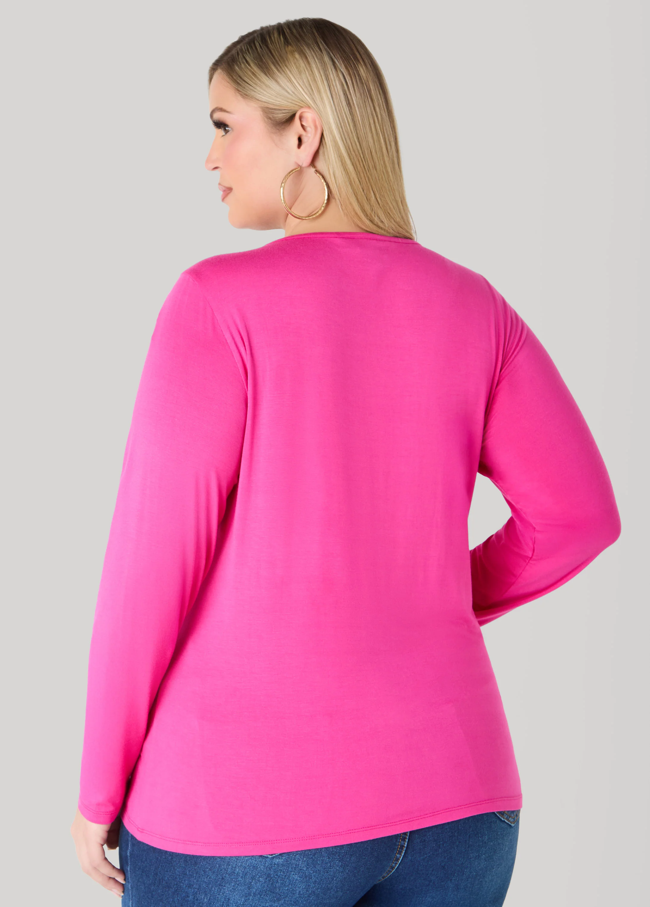 Basic Long Sleeve Jersey Tee - Image 6