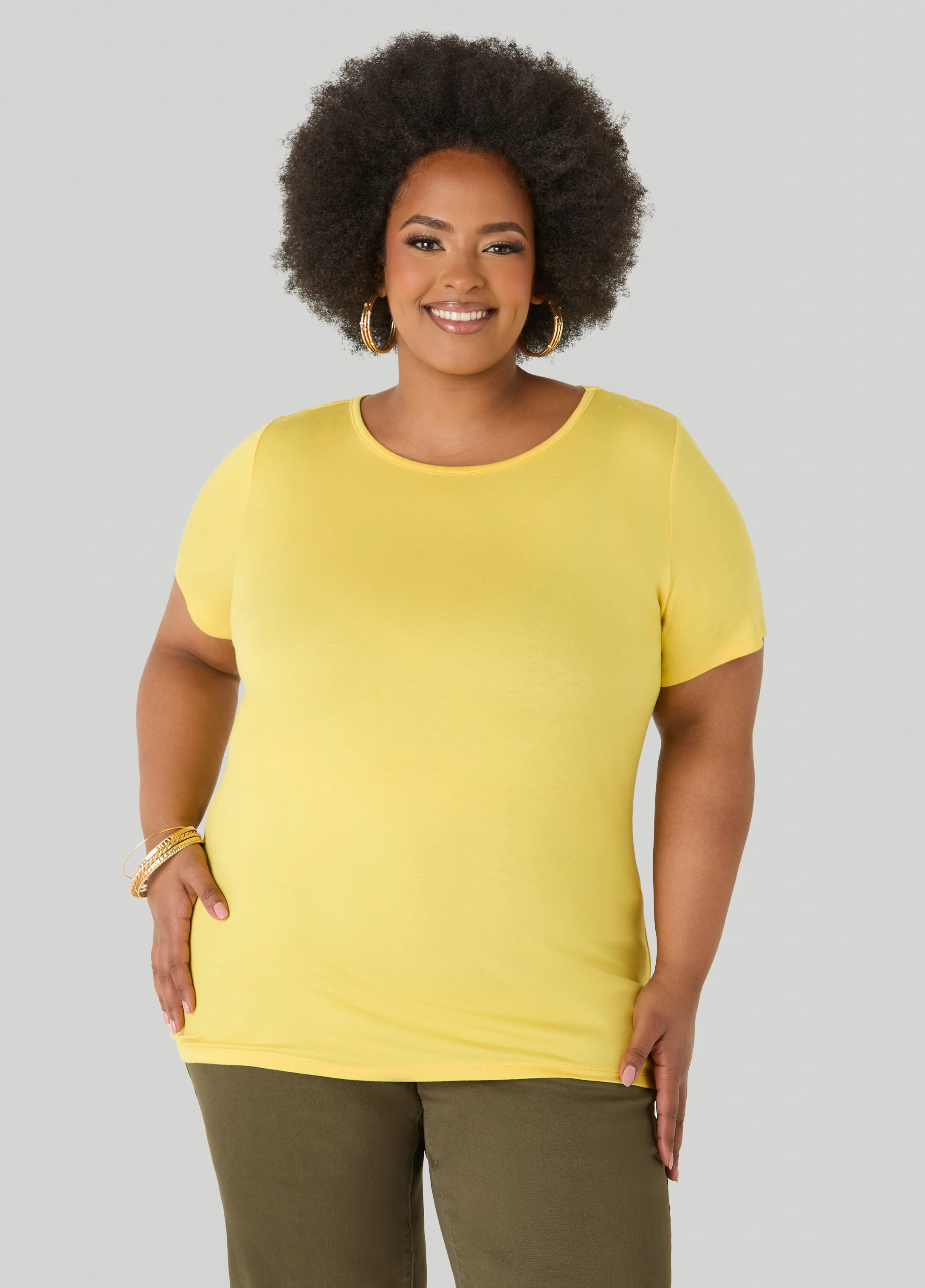 The Basic Crewneck Jersey Tee - Image 5