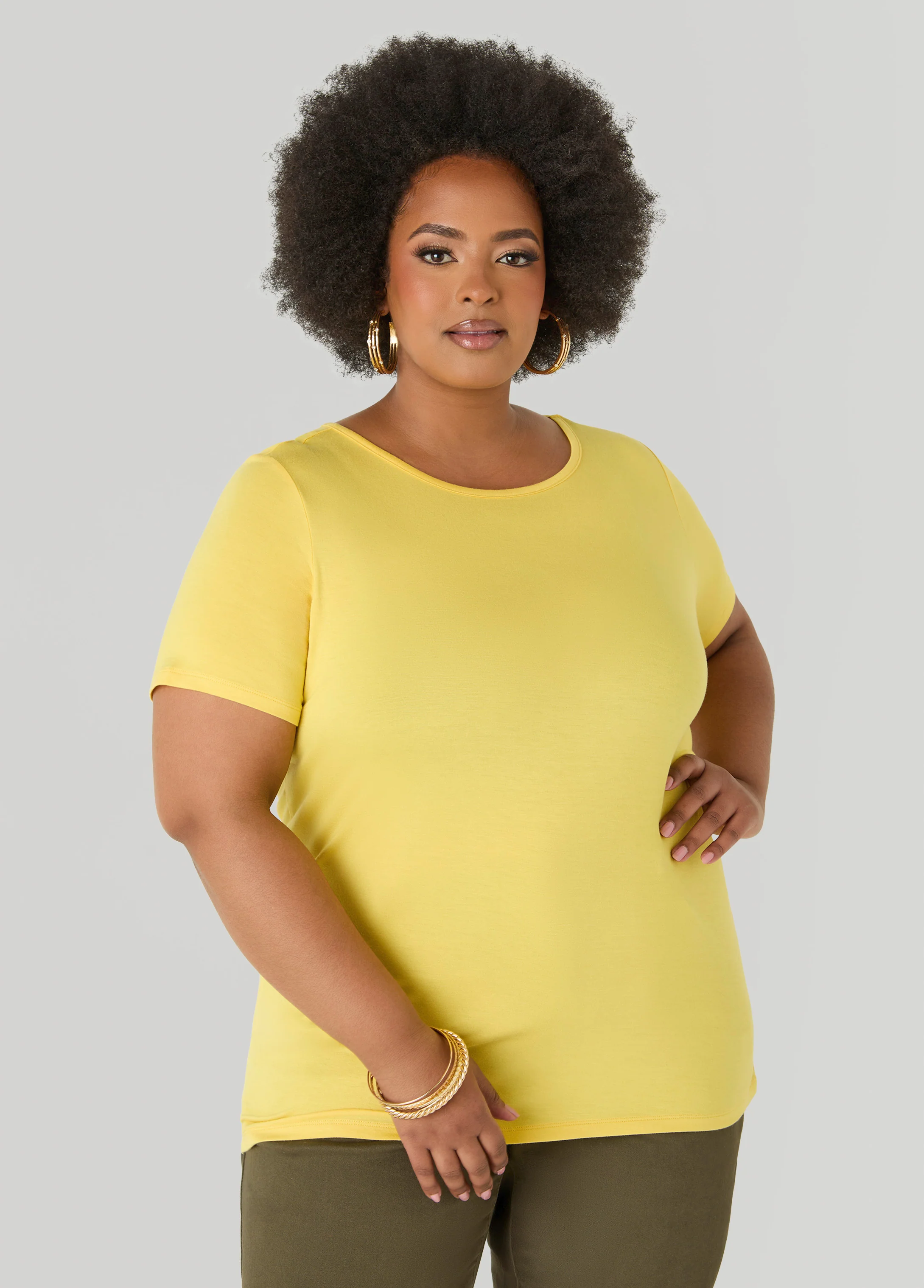 The Basic Crewneck Jersey Tee - Image 8