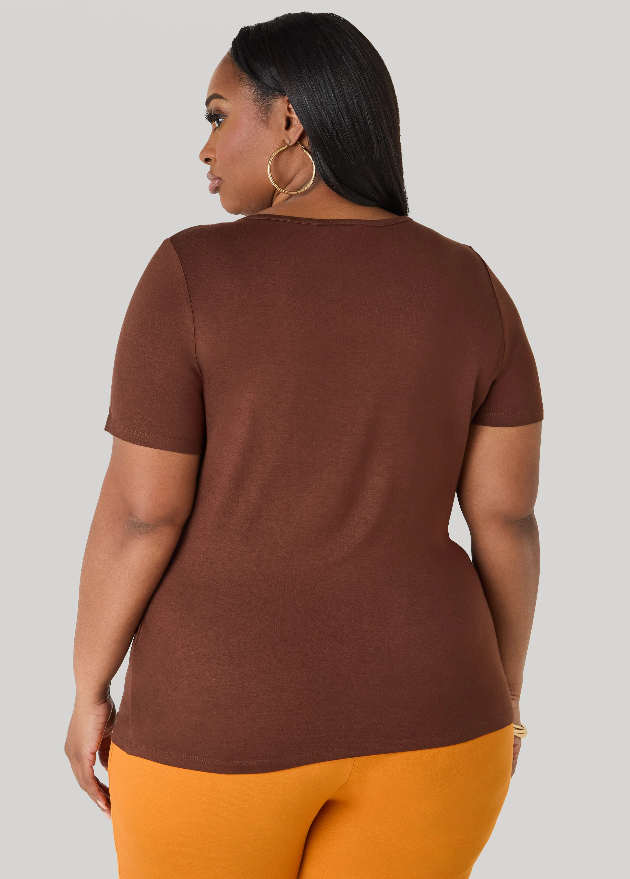 Basic Crewneck Jersey Tee - Image 23
