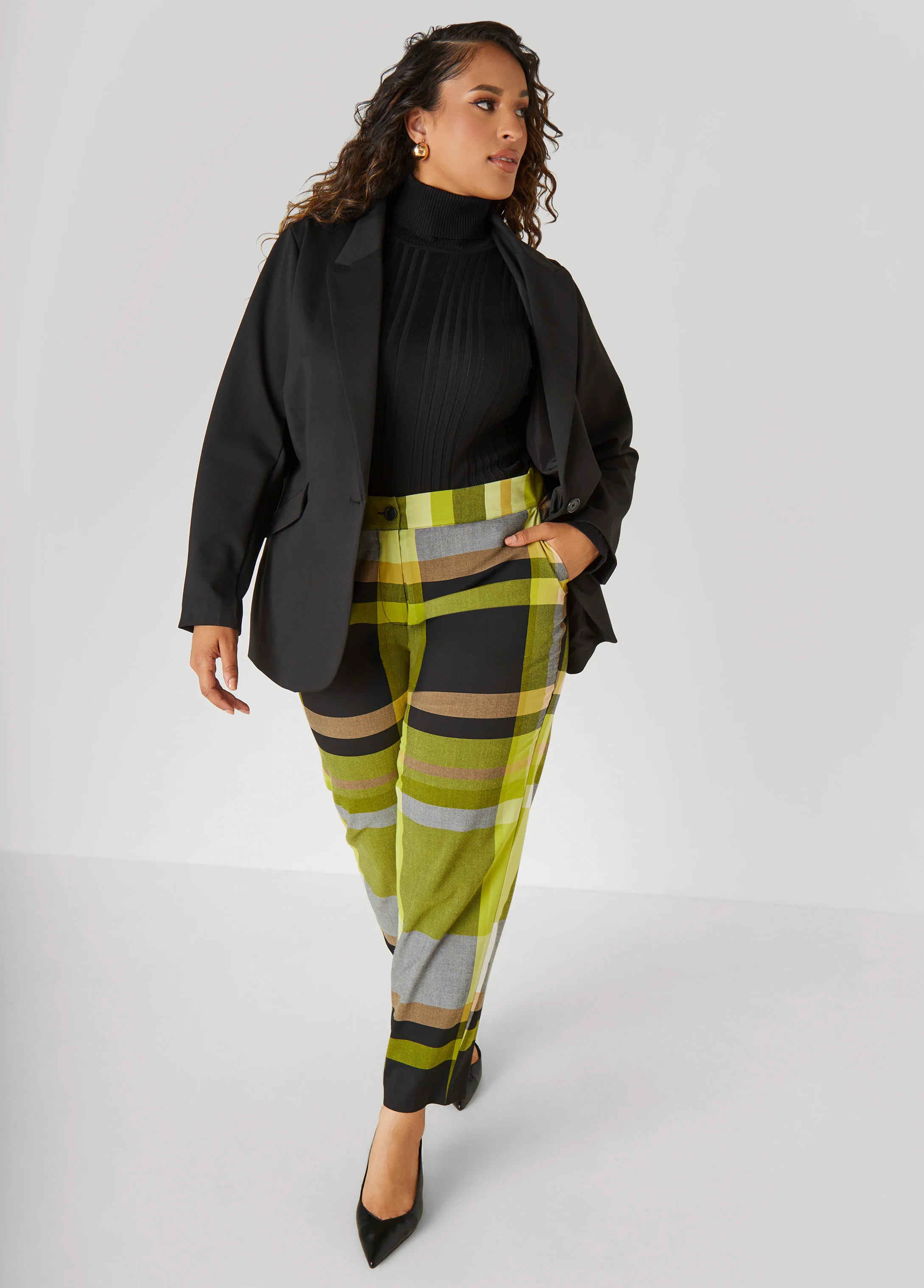 Turtleneck Ribbed Knit Sweater - Image 10