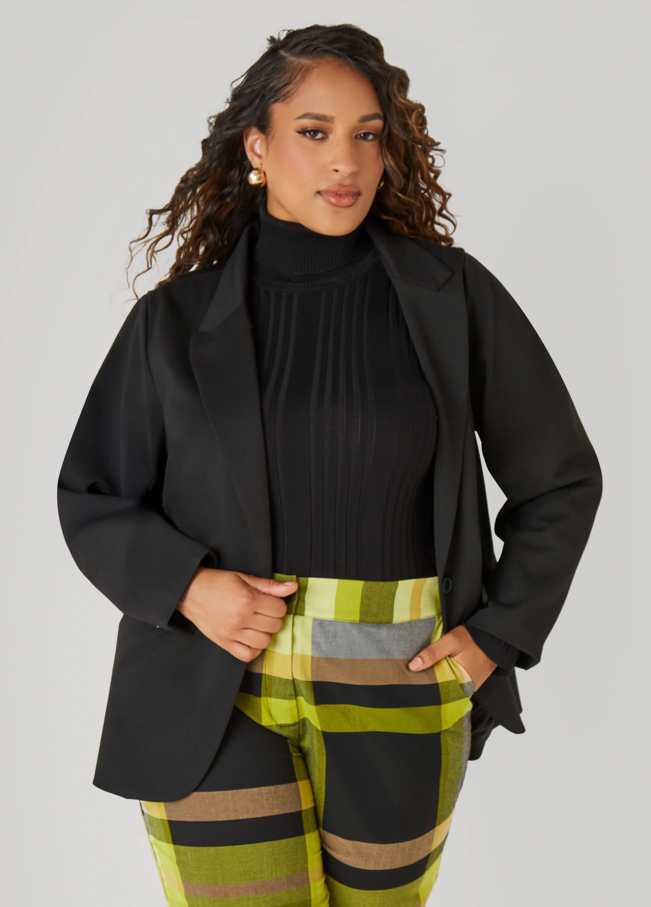 Turtleneck Ribbed Knit Sweater - Image 11
