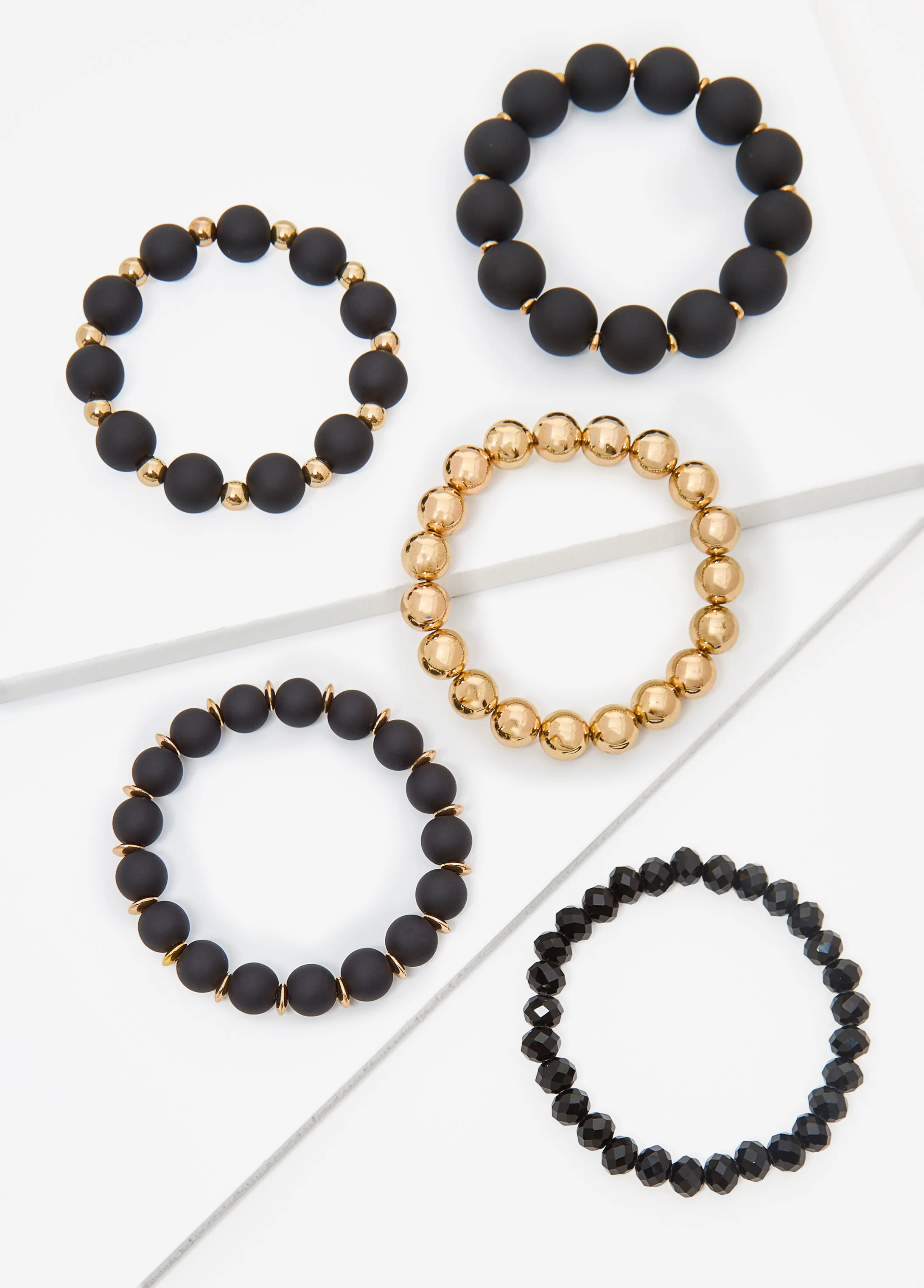 Set Of Five Stretch Bracelets - Image 2