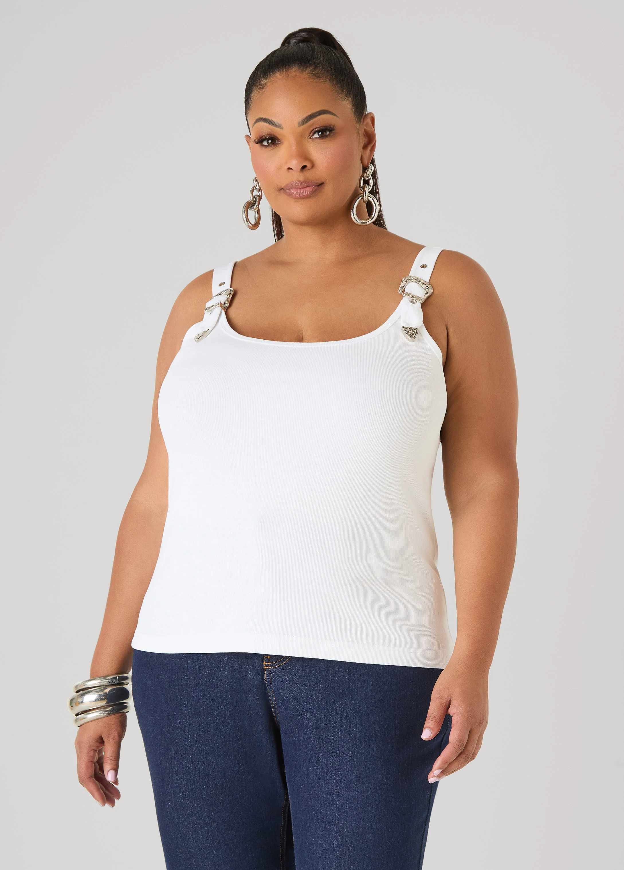 Buckle Strap Tank Top