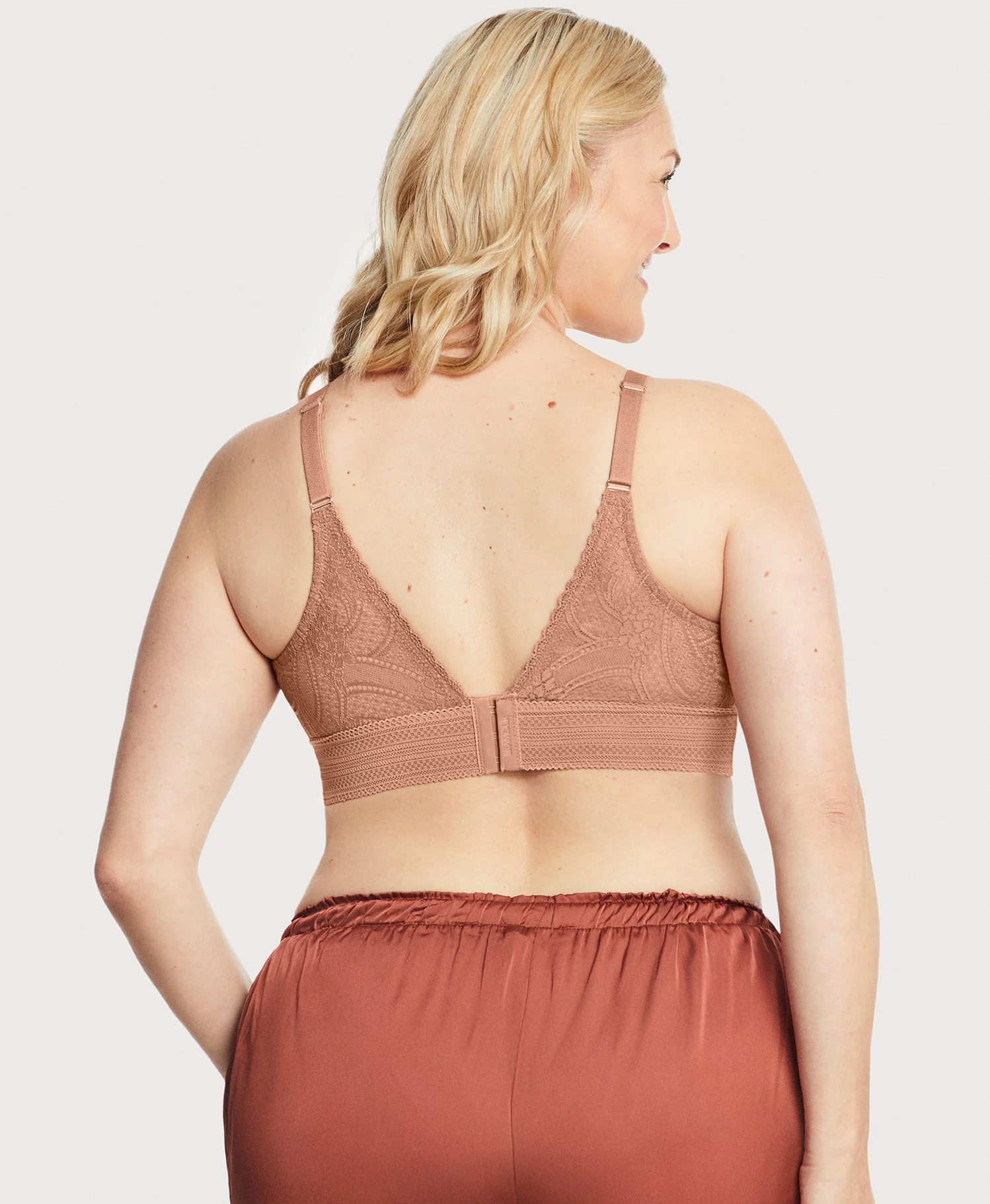 Bramour Gramercy Lace Triangle Bralette - Image 2