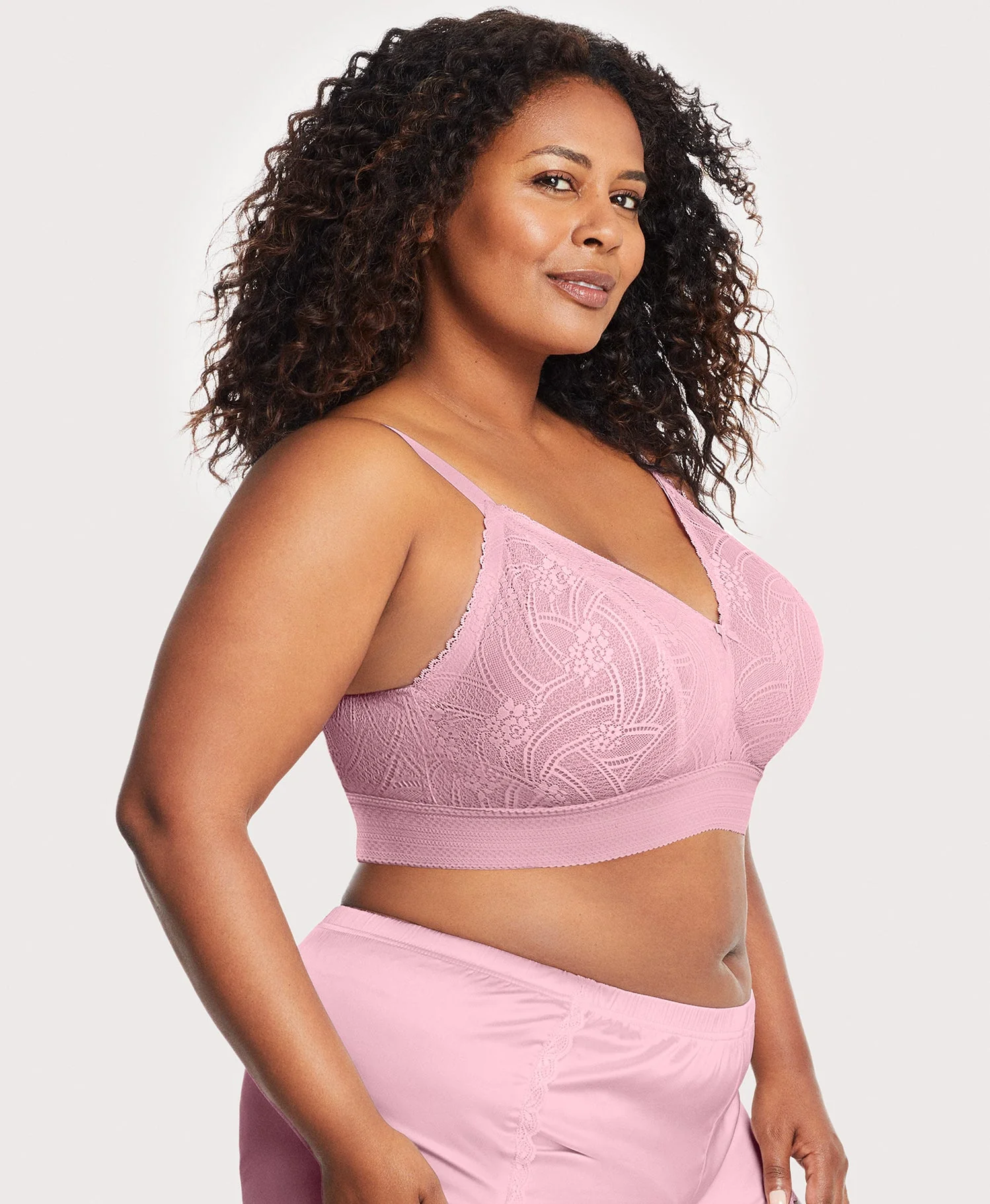 Bramour Gramercy Triangle Lace Bralette - Image 3