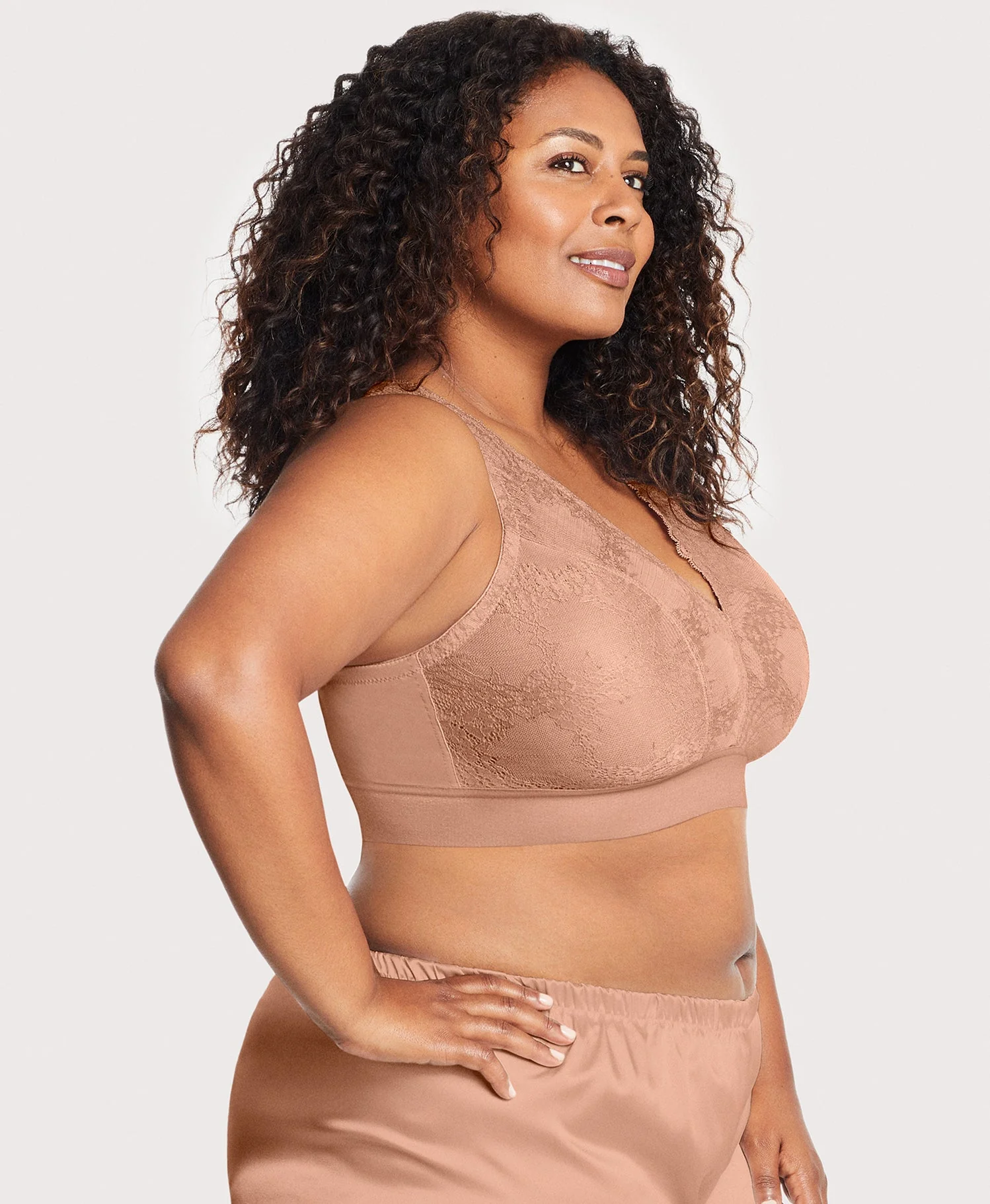 Bramour Lexington Lace Plunge Bralette - Image 3