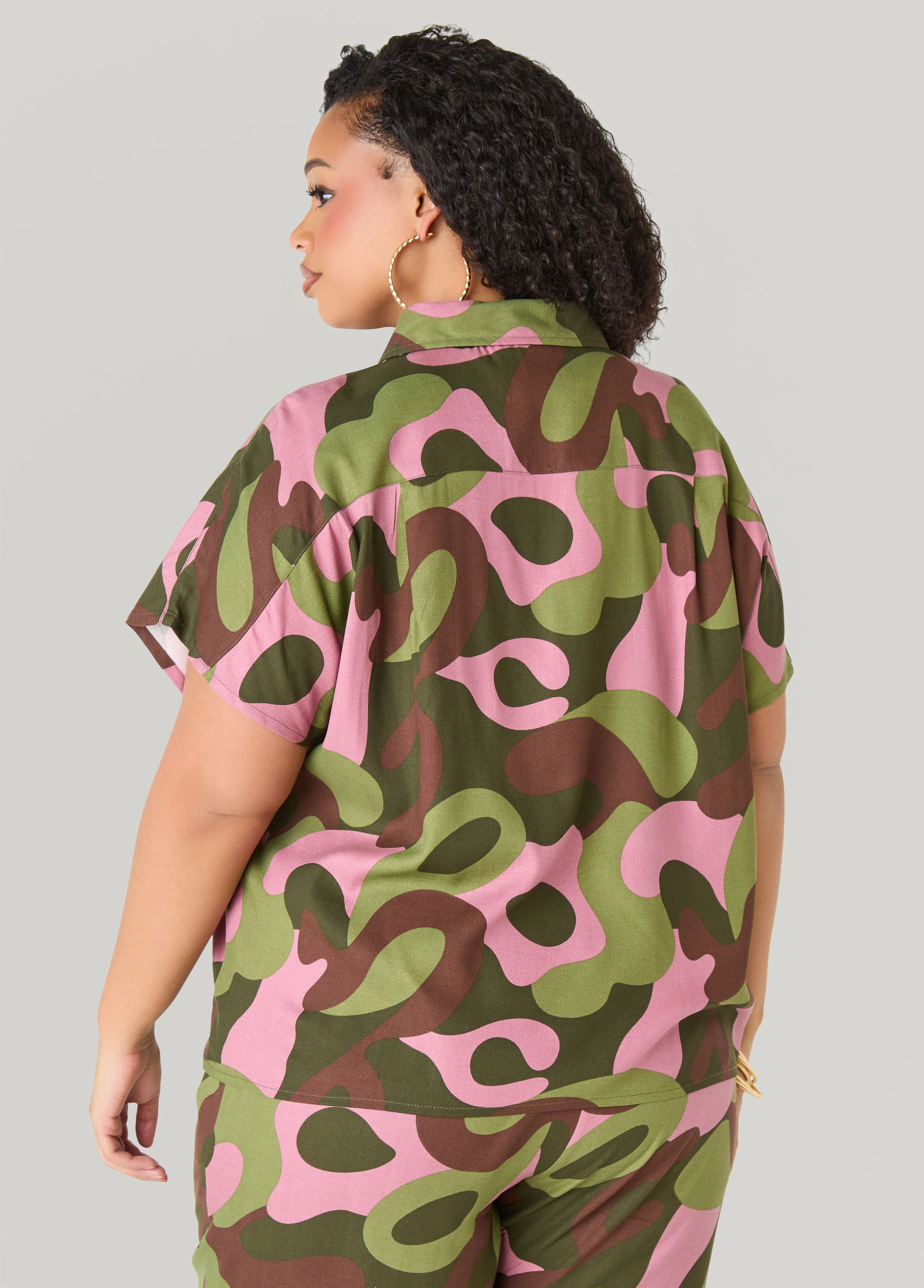Zip Front Camo Shirt - Image 2
