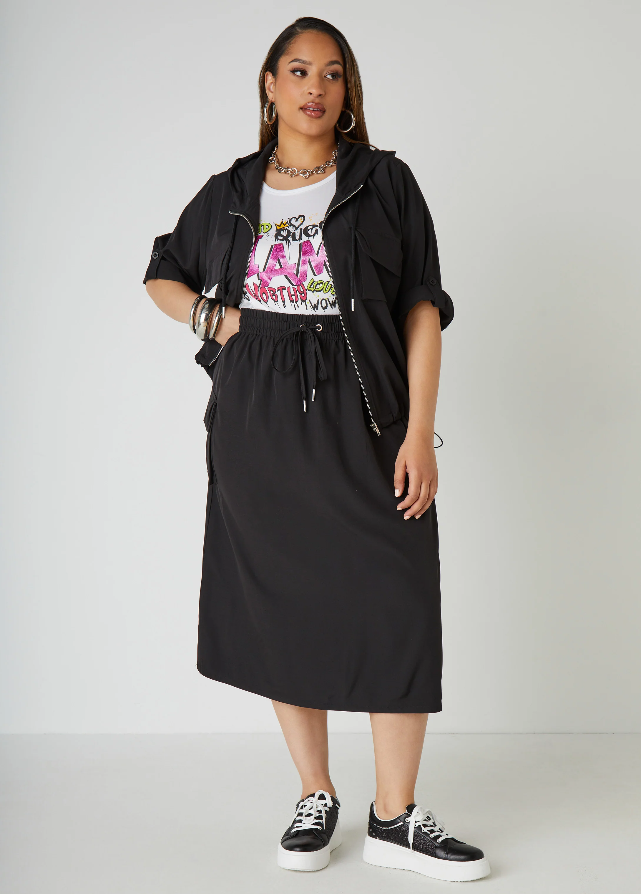 Midi Cargo Skirt - Image 5