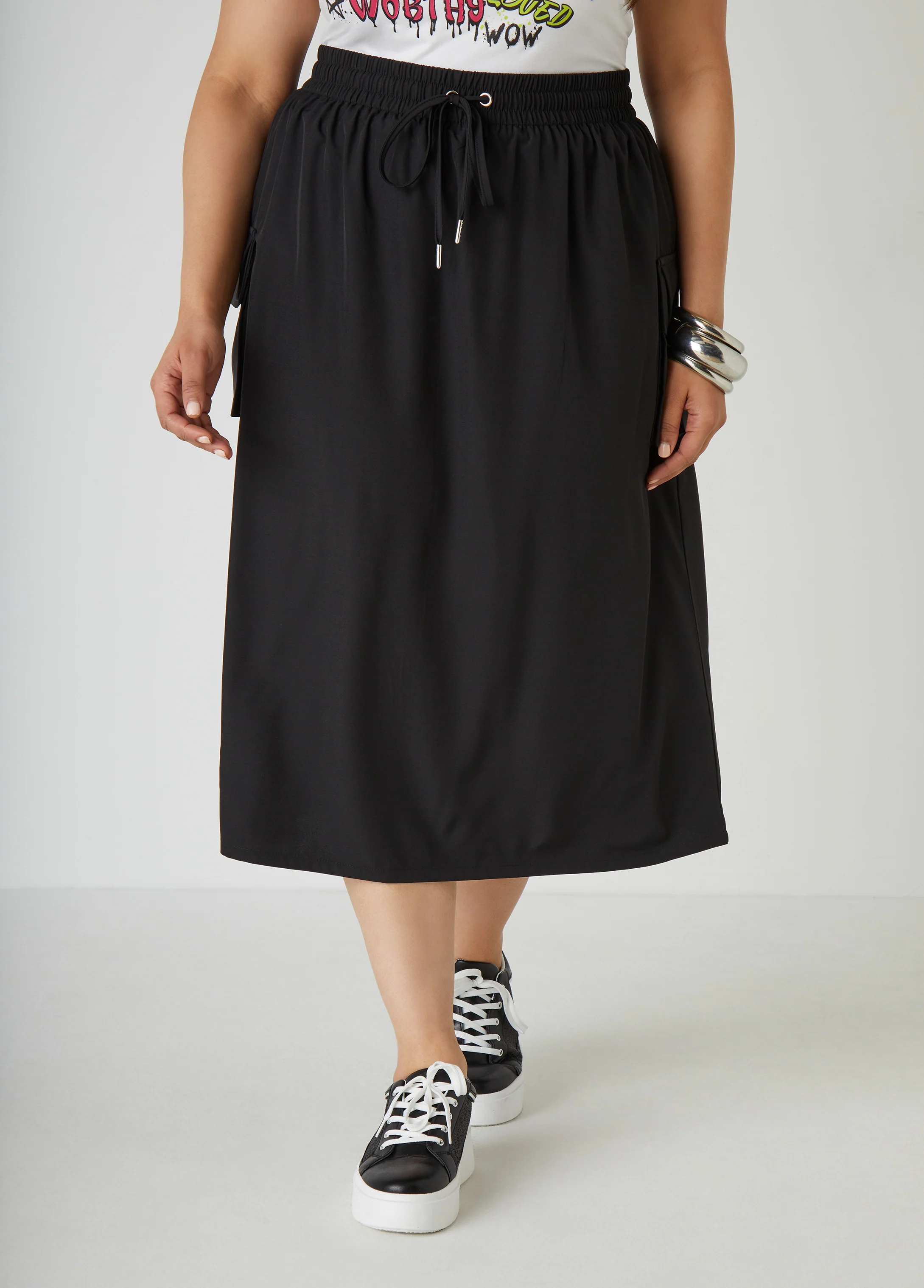 Midi Cargo Skirt - Image 7