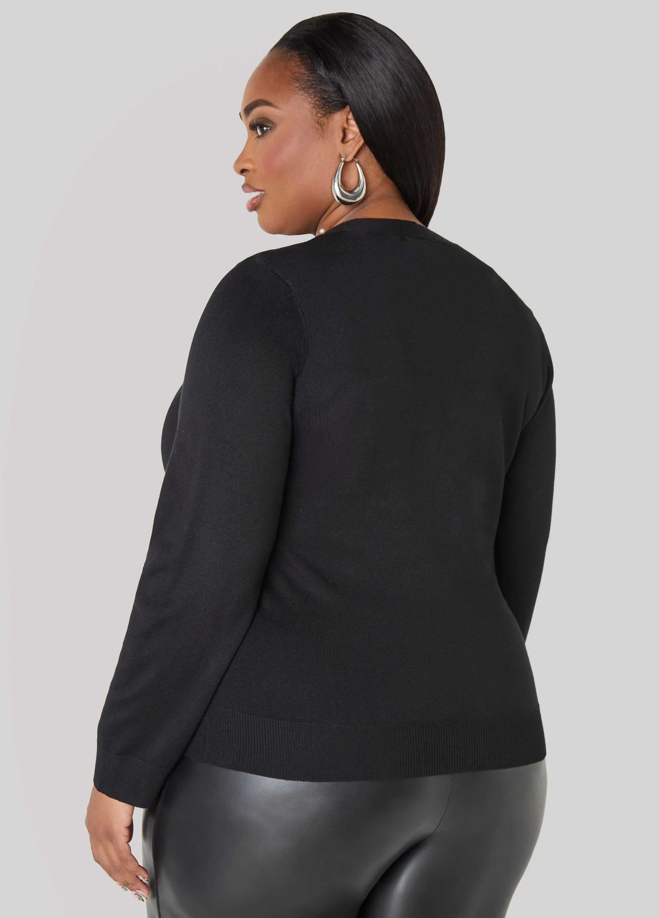 Bow Embellished Sweater - Image 2