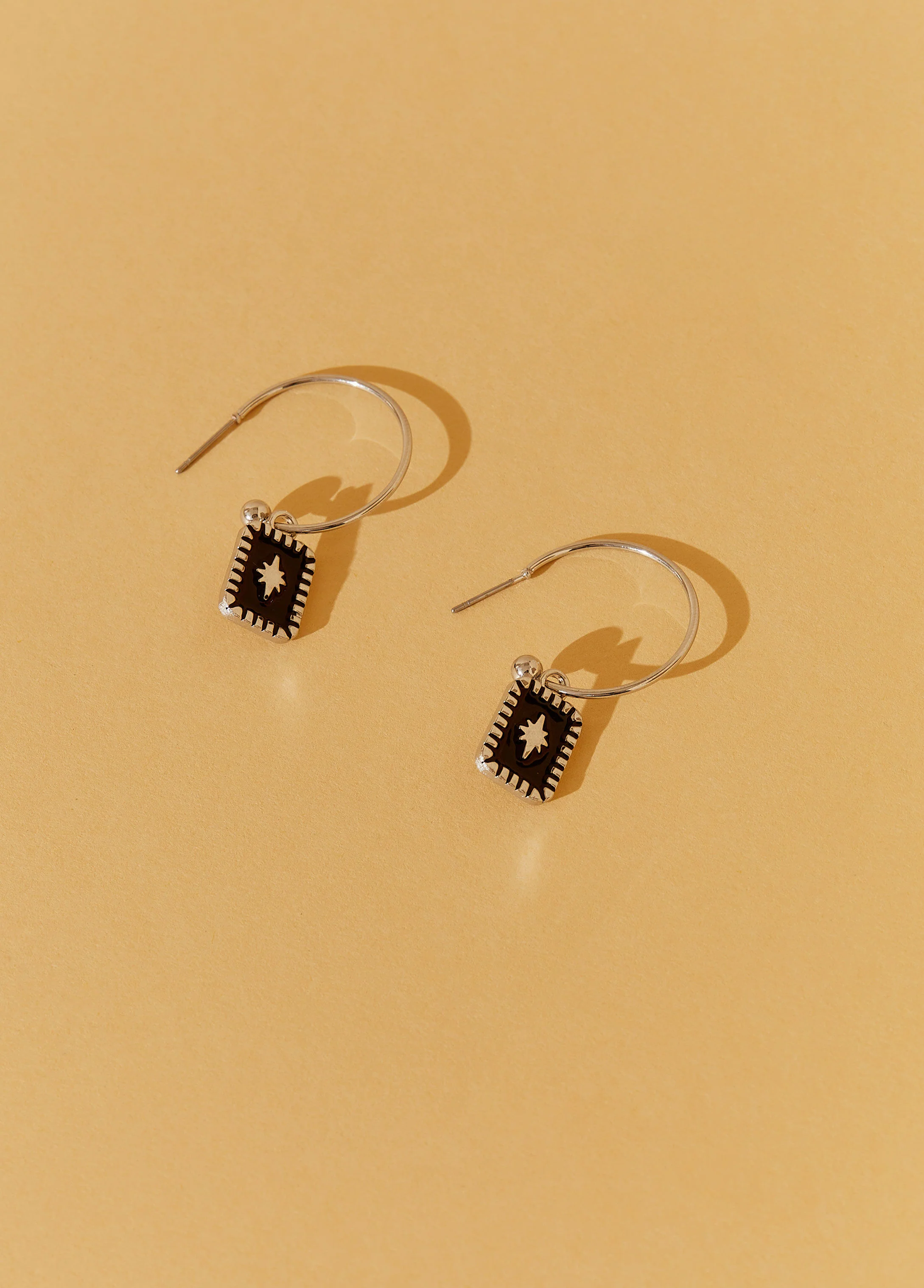 Charm Hoop Earrings - Image 2