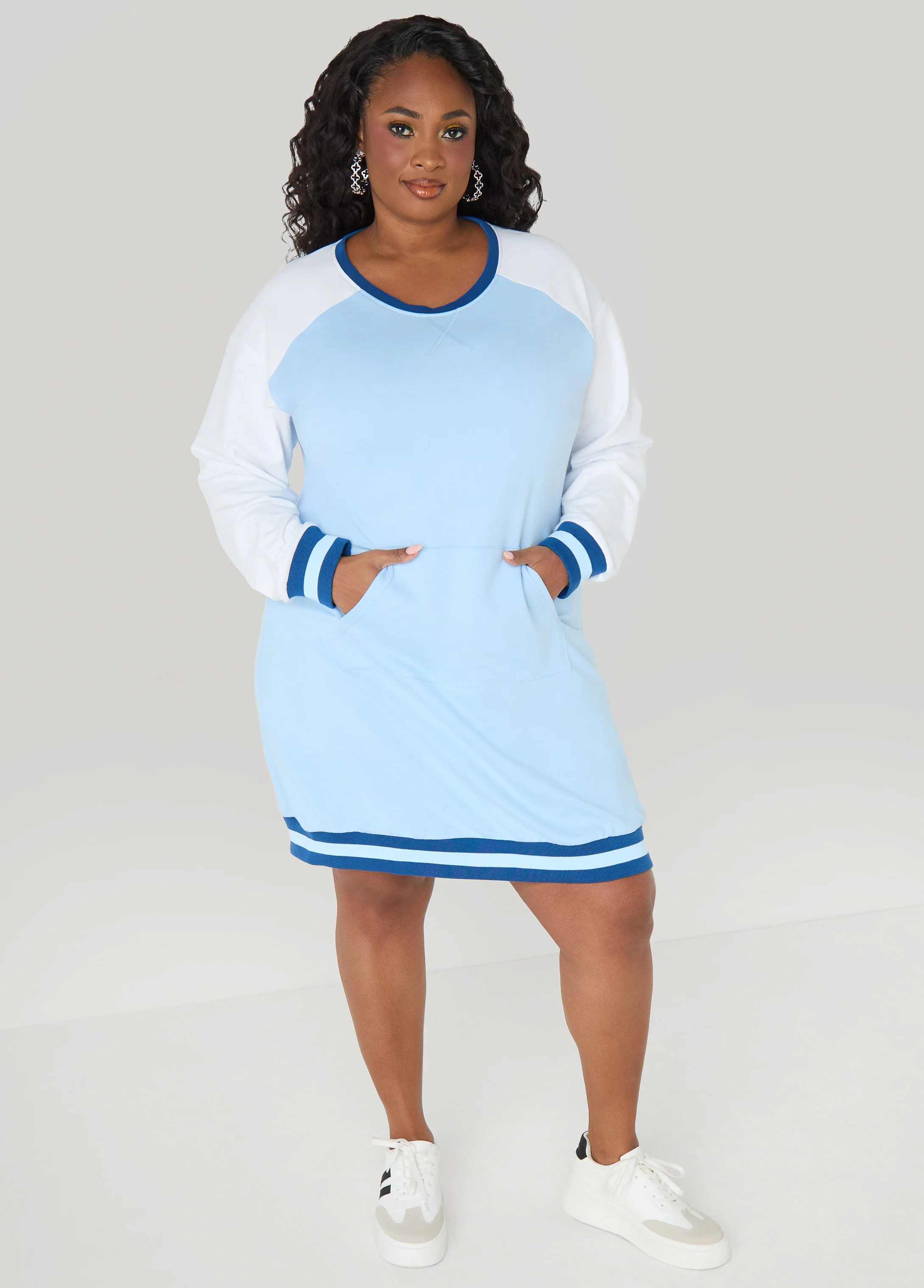 Raglan French Terry Sneaker Dress - Image 10
