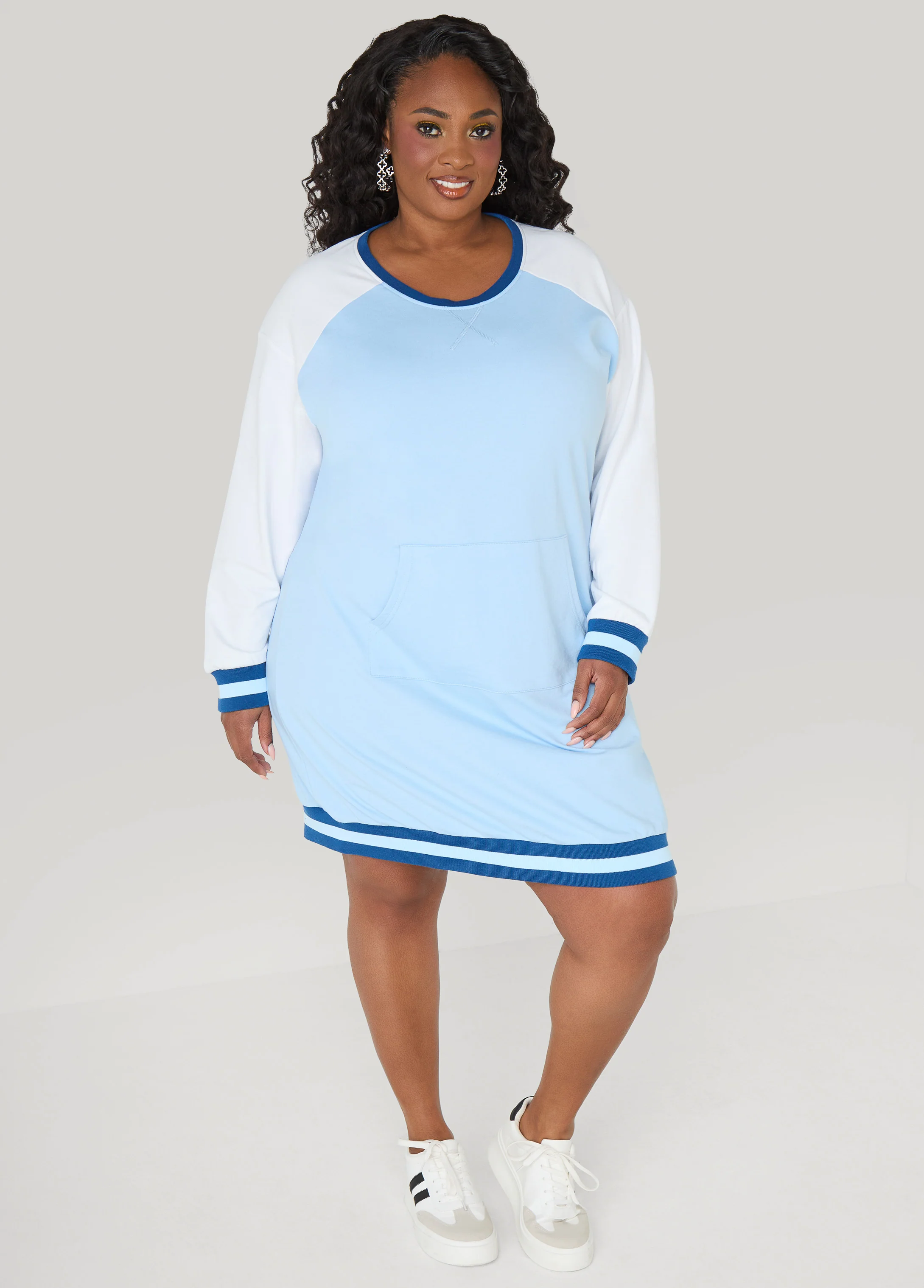 Raglan French Terry Sneaker Dress - Image 11