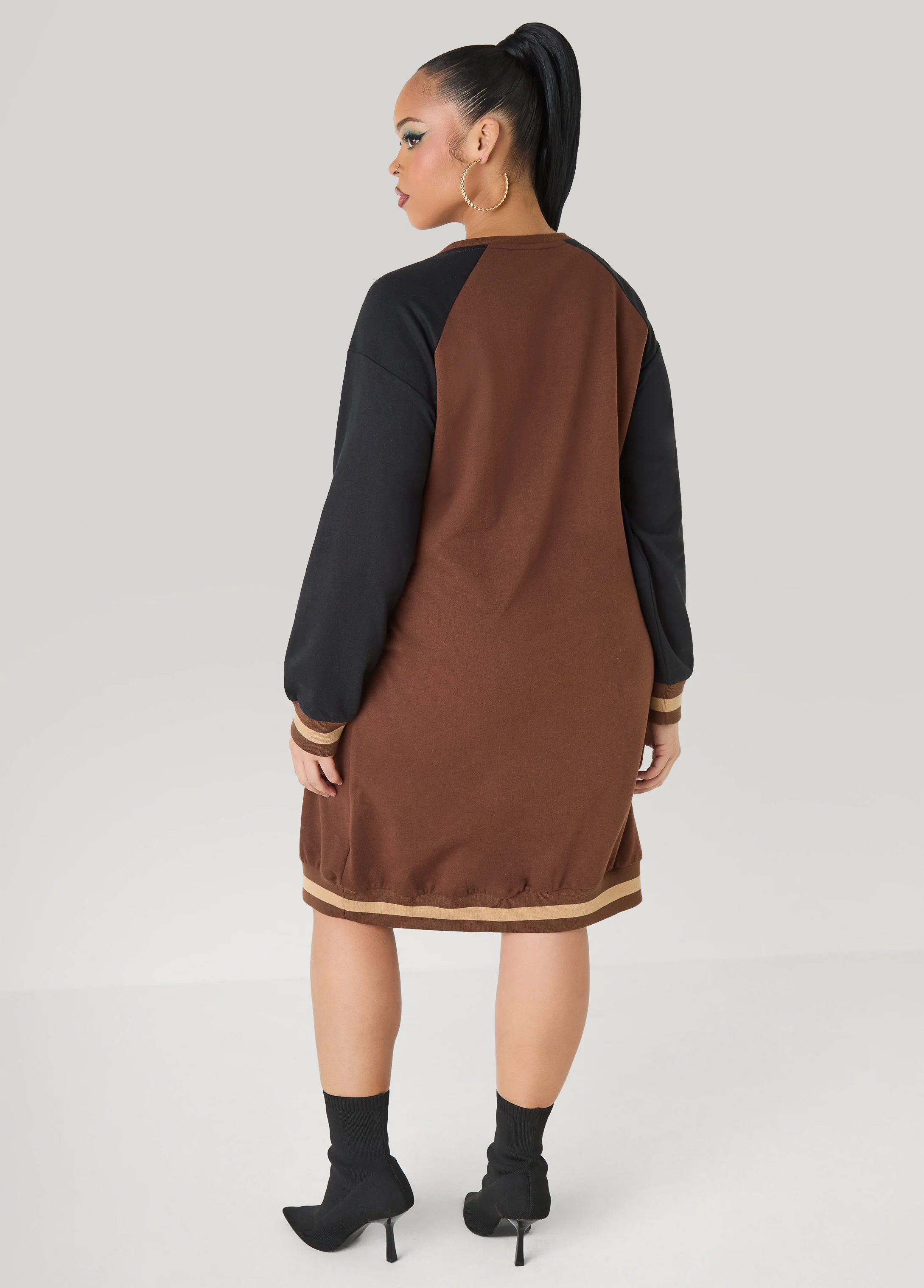Raglan French Terry Sneaker Dress - Image 2