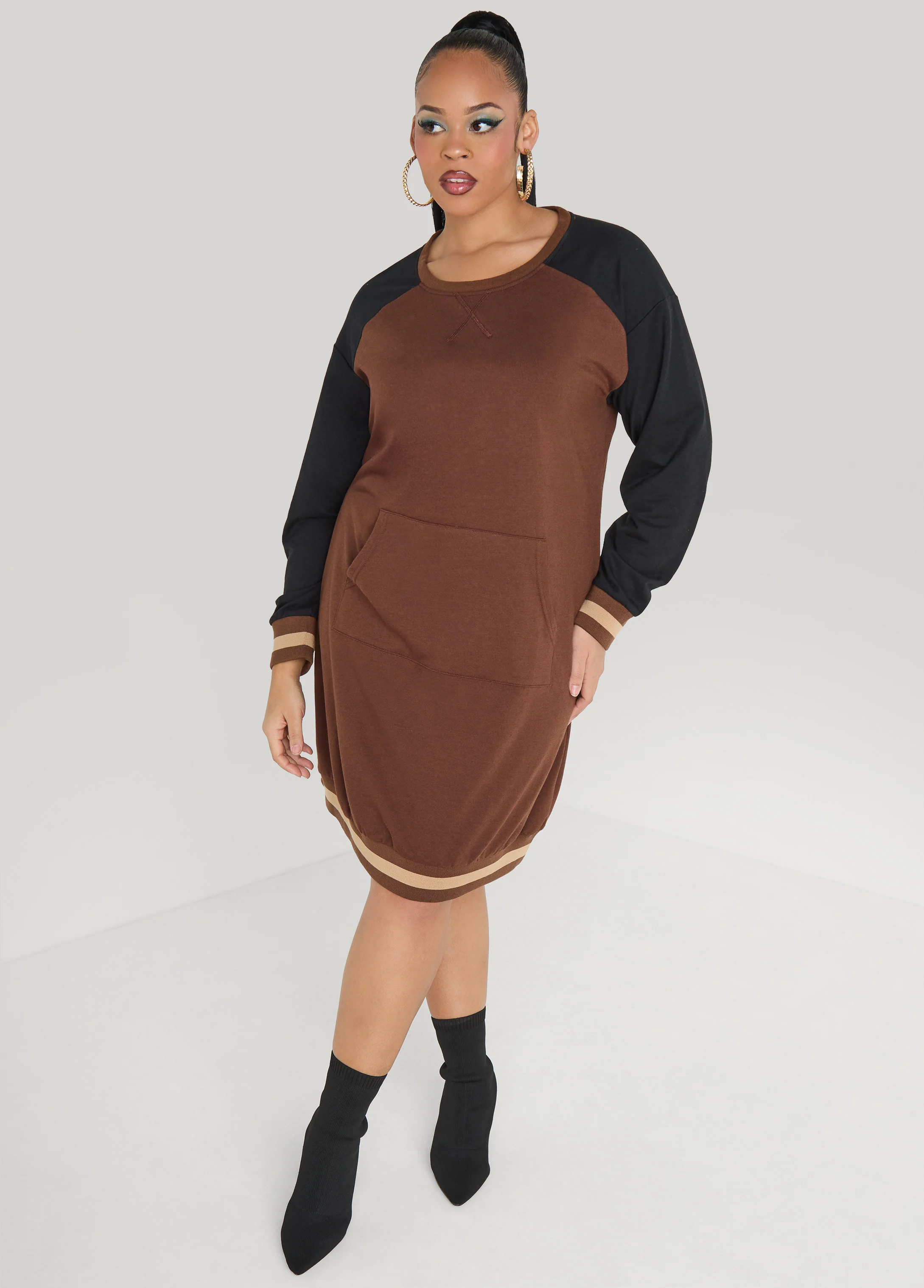 Raglan French Terry Sneaker Dress - Image 4