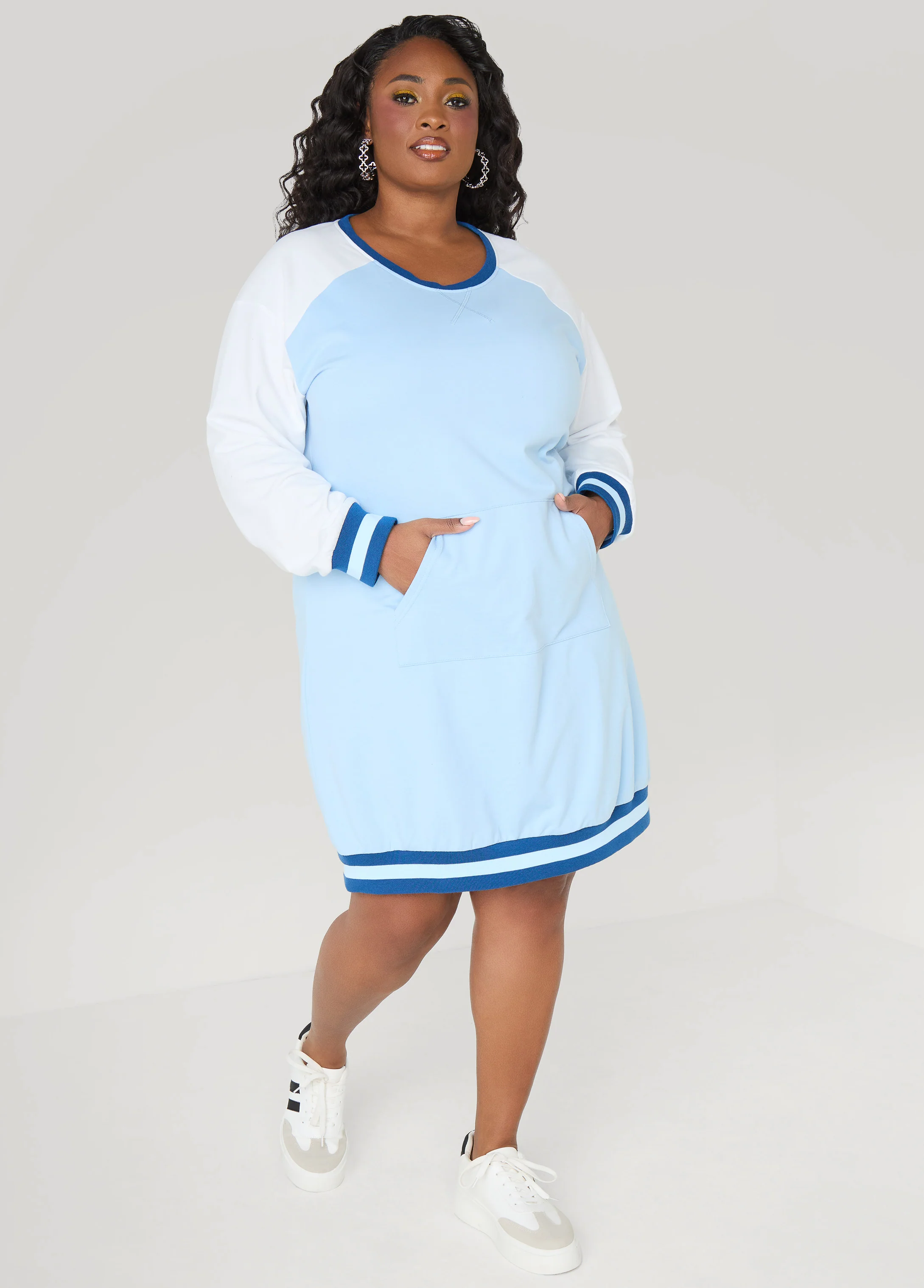 Raglan French Terry Sneaker Dress - Image 8