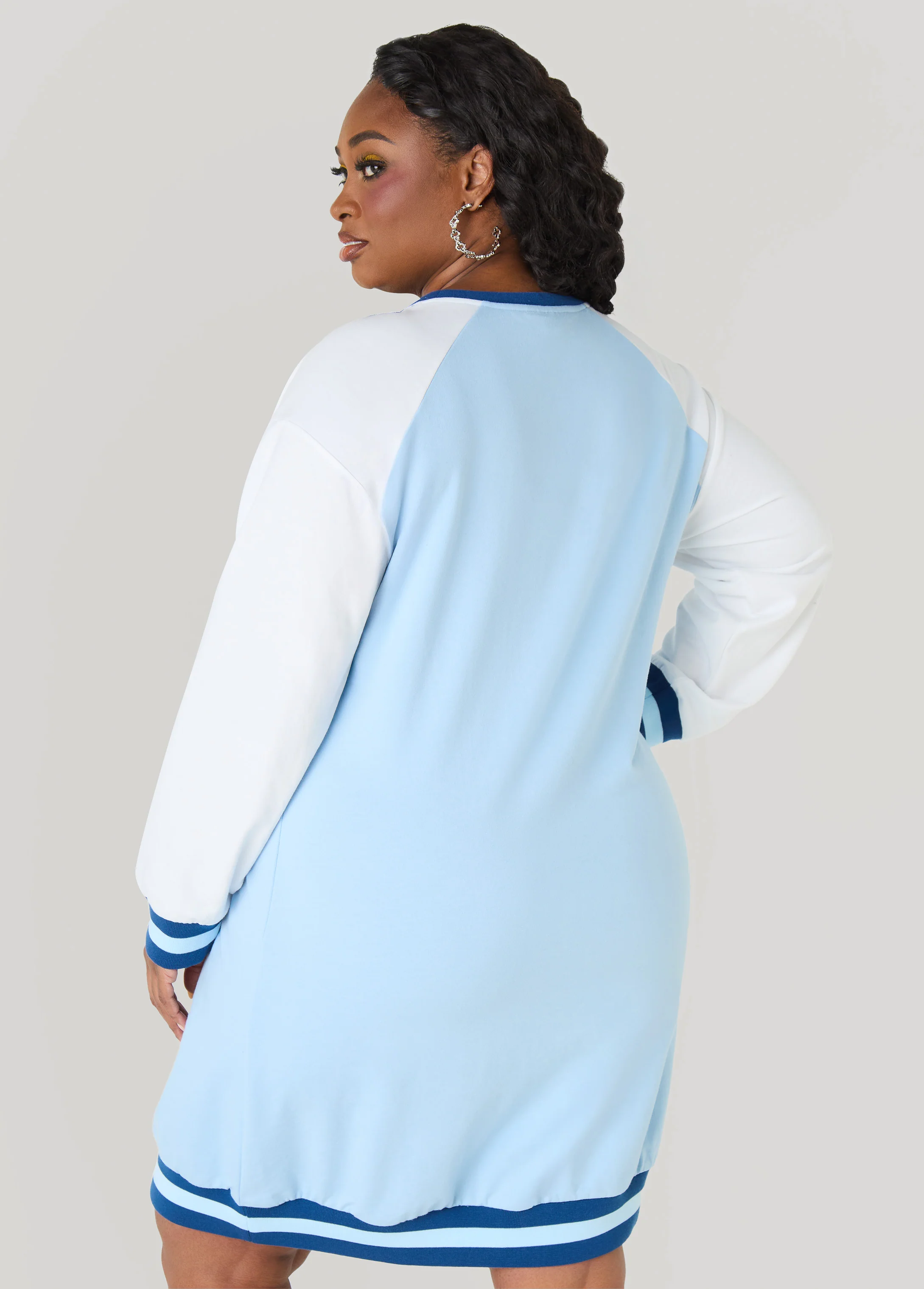 Raglan French Terry Sneaker Dress - Image 9