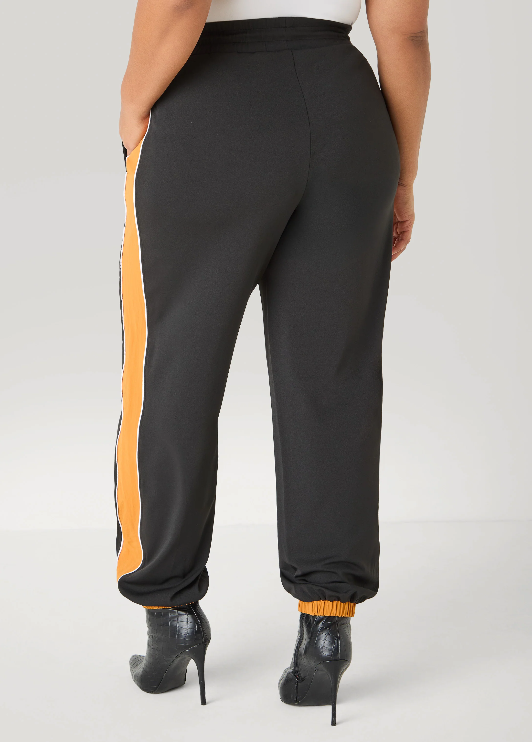 Paneled Two Tone Joggers - Image 2