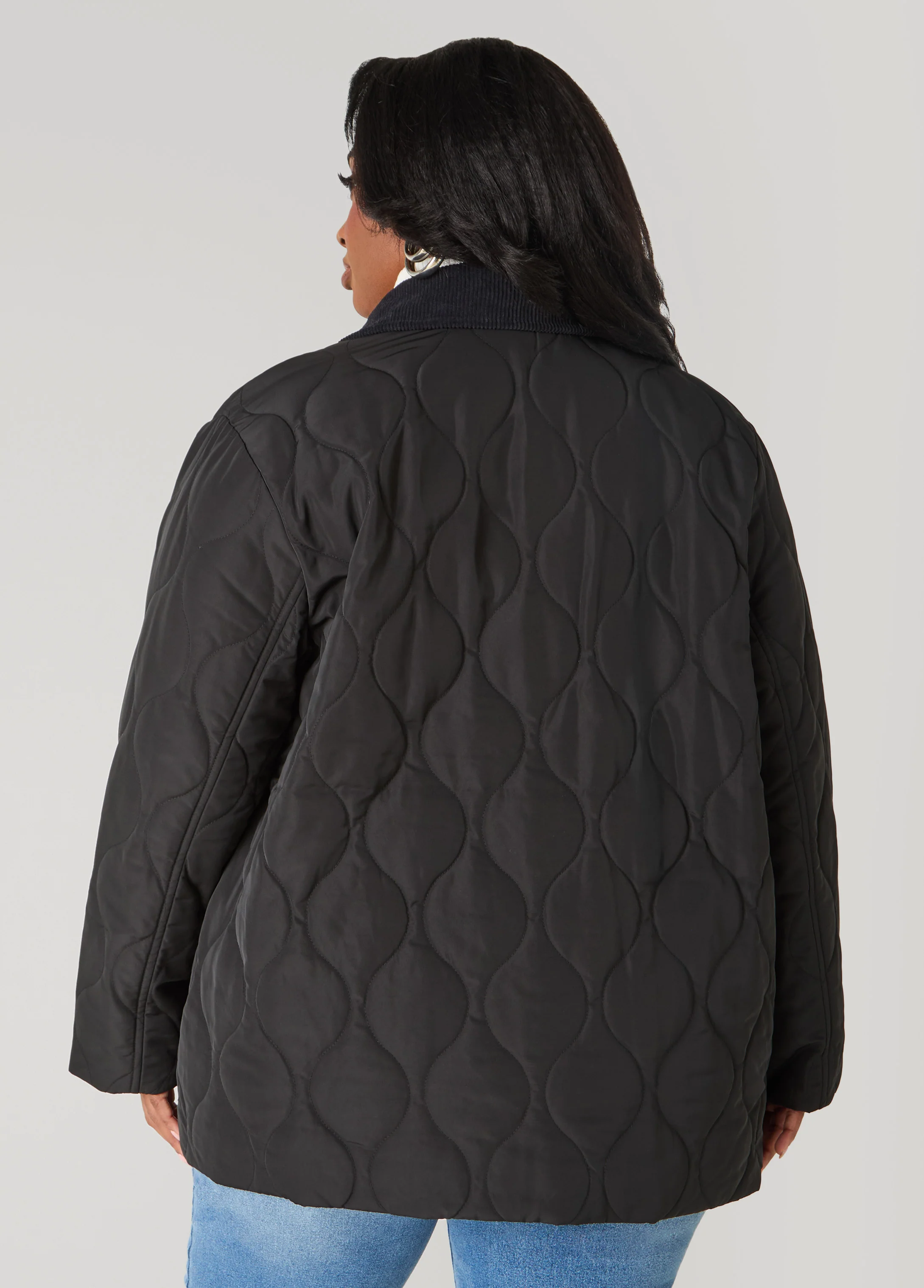 Corduroy Paneled Barn Jacket - Image 6